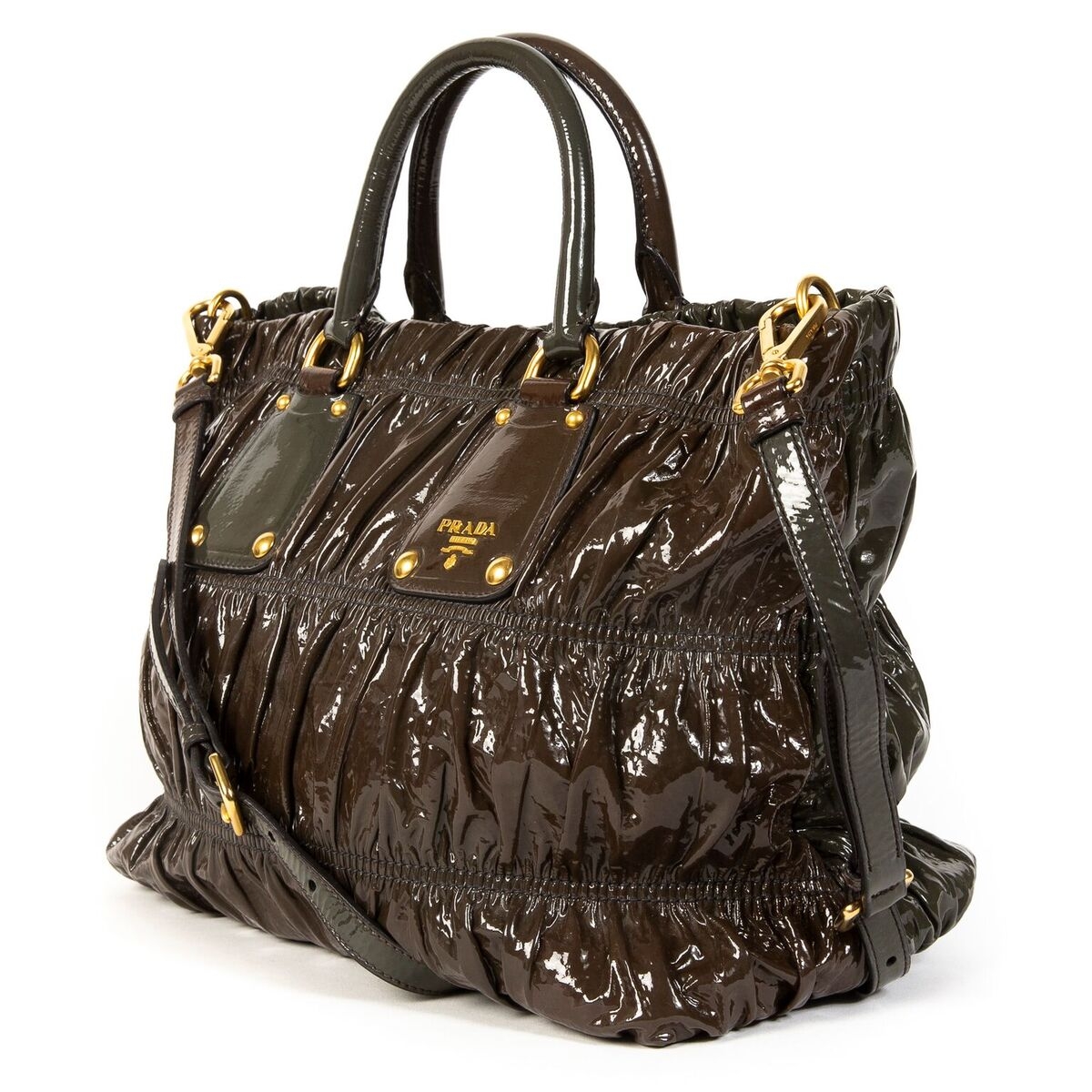 prada patent leather bag