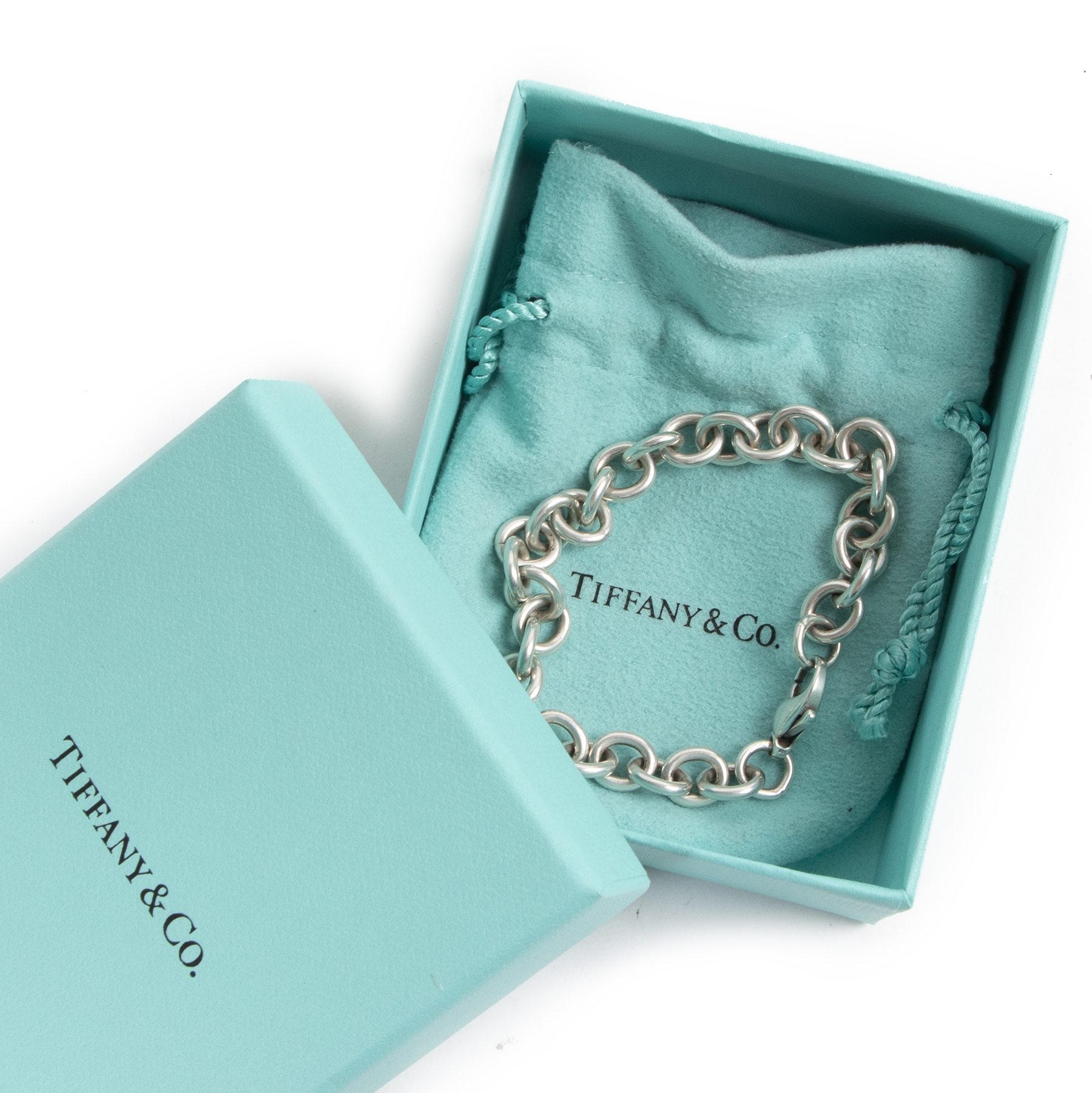 Round link cheap bracelet tiffany