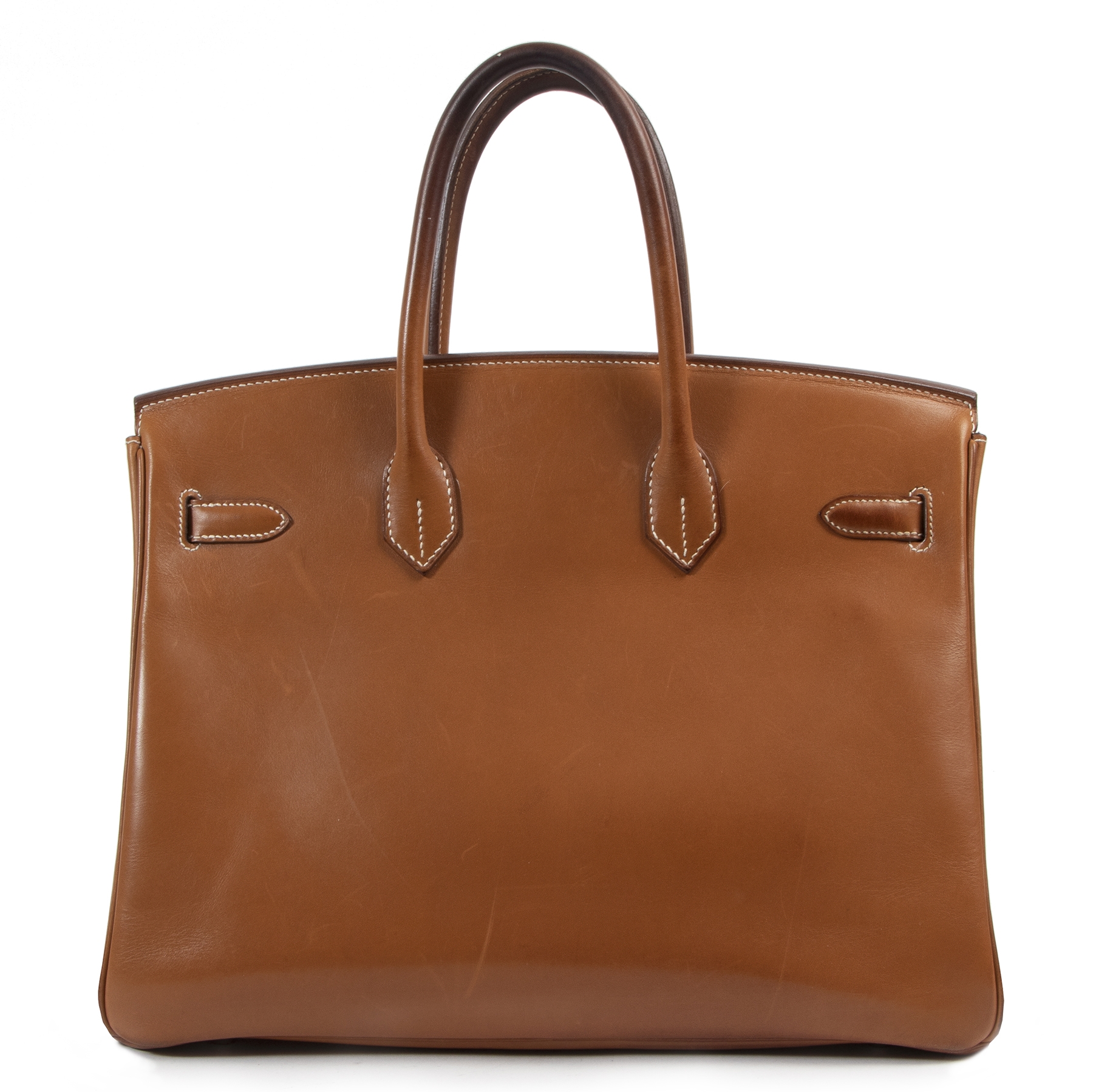 Hermes Birkin 35 Barenia Fauve PHW Labellov Buy and Sell Authentic Luxury