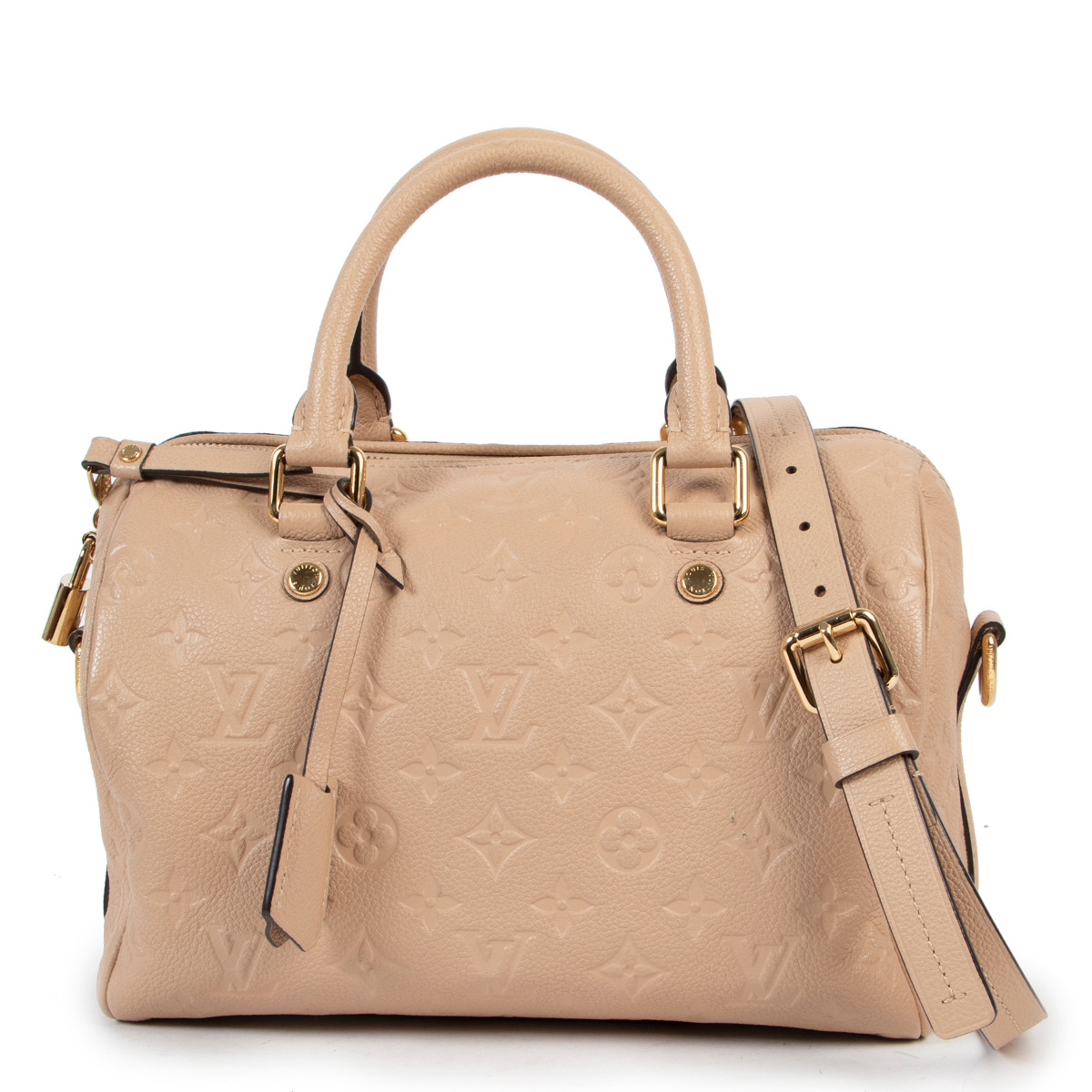 Louis Vuitton Borsa A Tracolla Speedy Round PM Tessuto Beige E Giallo For  Sale at 1stDibs