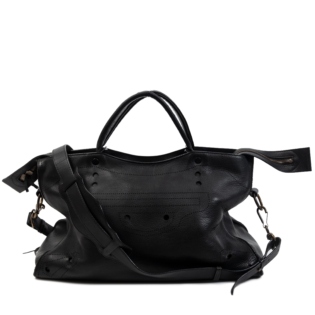 Balenciaga Blackout AJ City Bag Labellov Buy and Sell Authentic