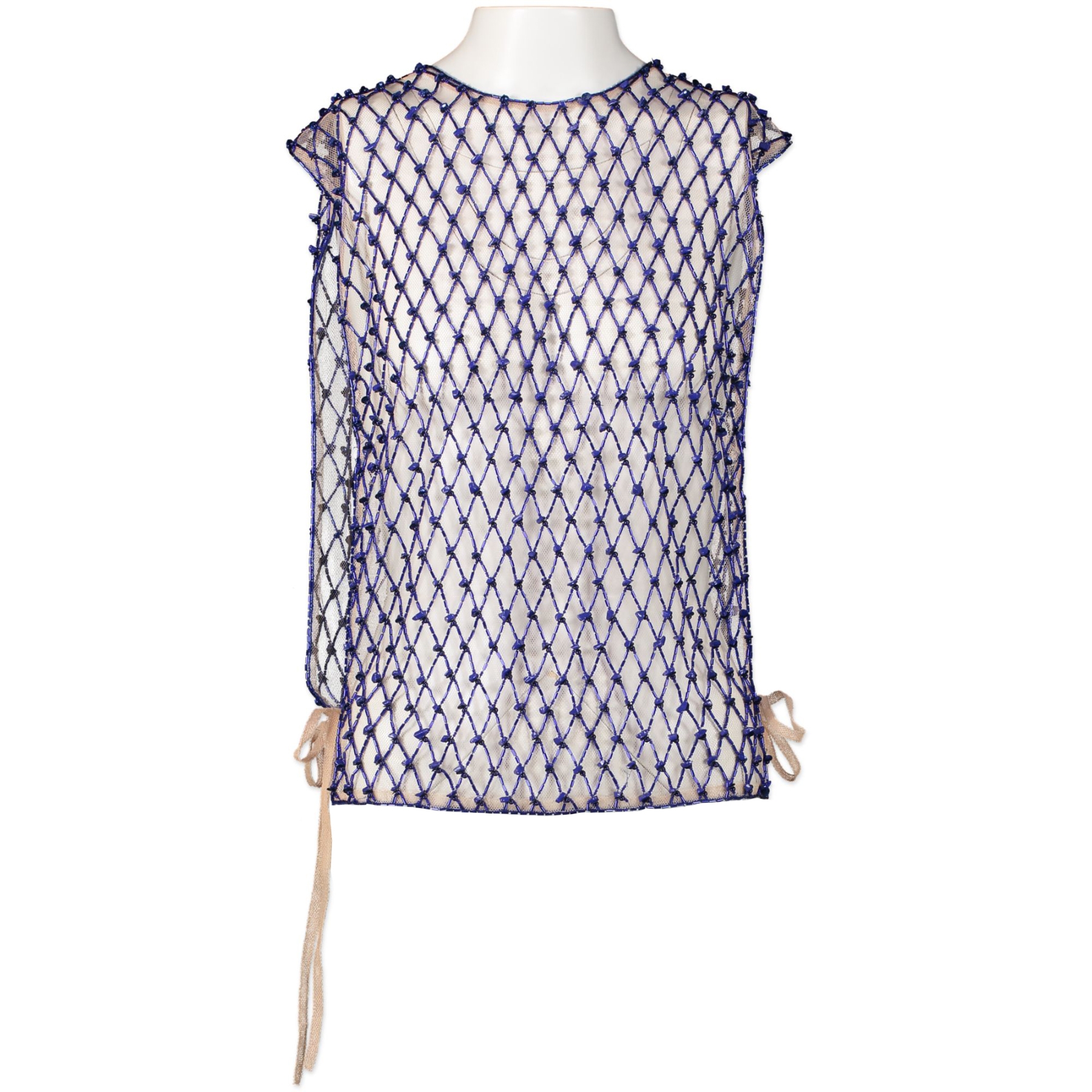 Dries Van Noten See Through Sequin Top - Size L ○ Labellov