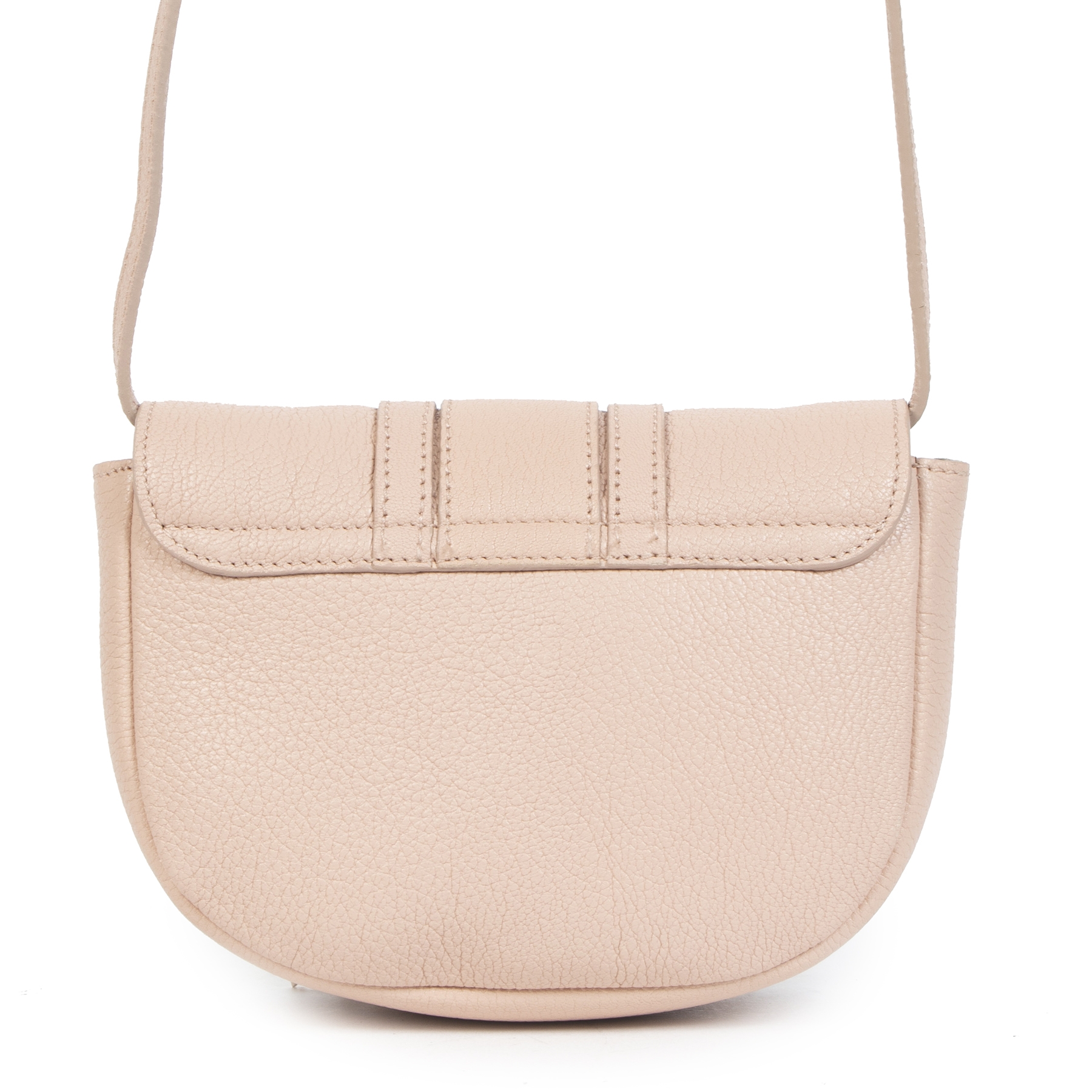 【関税&送料込】Chloe Powder Pink Leather Mate Shoulder Bag Chloé Powder Pink Mini Leather Crossbody Bag ○ Labellov
