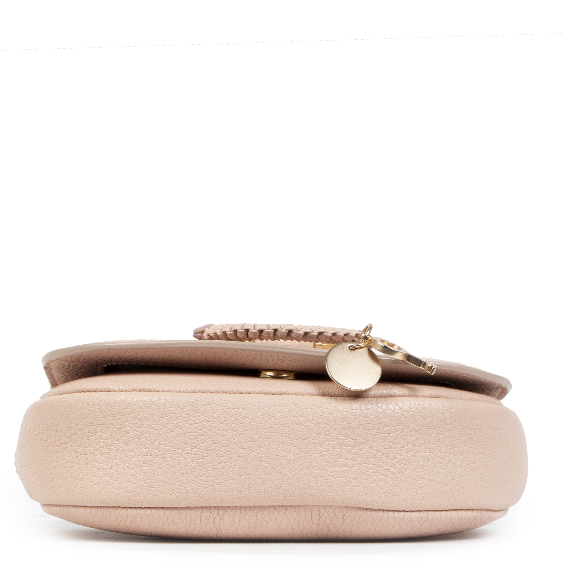 Chloé Powder Pink Mini Leather Crossbody Bag ○ Labellov