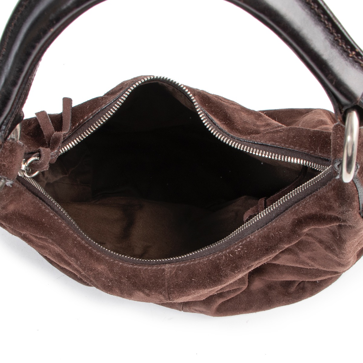 Miu Miu Brown Suede Shoulder Bag ○ Labellov ○ Buy and Sell Miu Miu Brown Suede Shoulder Bag ○ Labellov ○ Buy and Sell