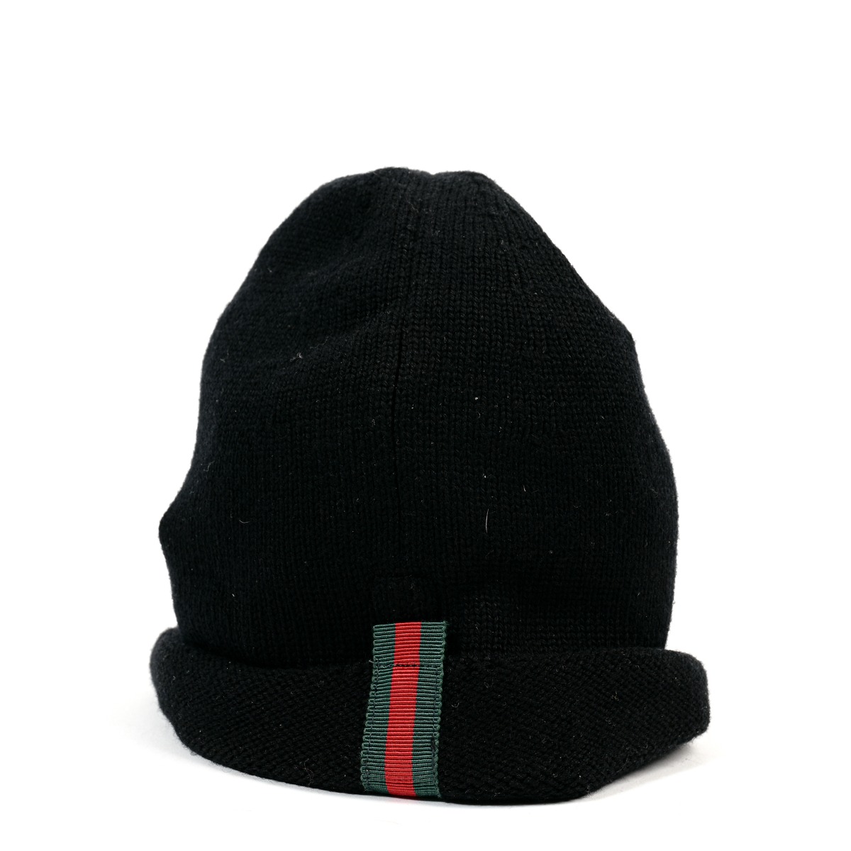 ニットキャップ・ビーニー Gucci Black Wool Blend Beanie Hat GG wool blend jacquard hat in black | GUCCI® US