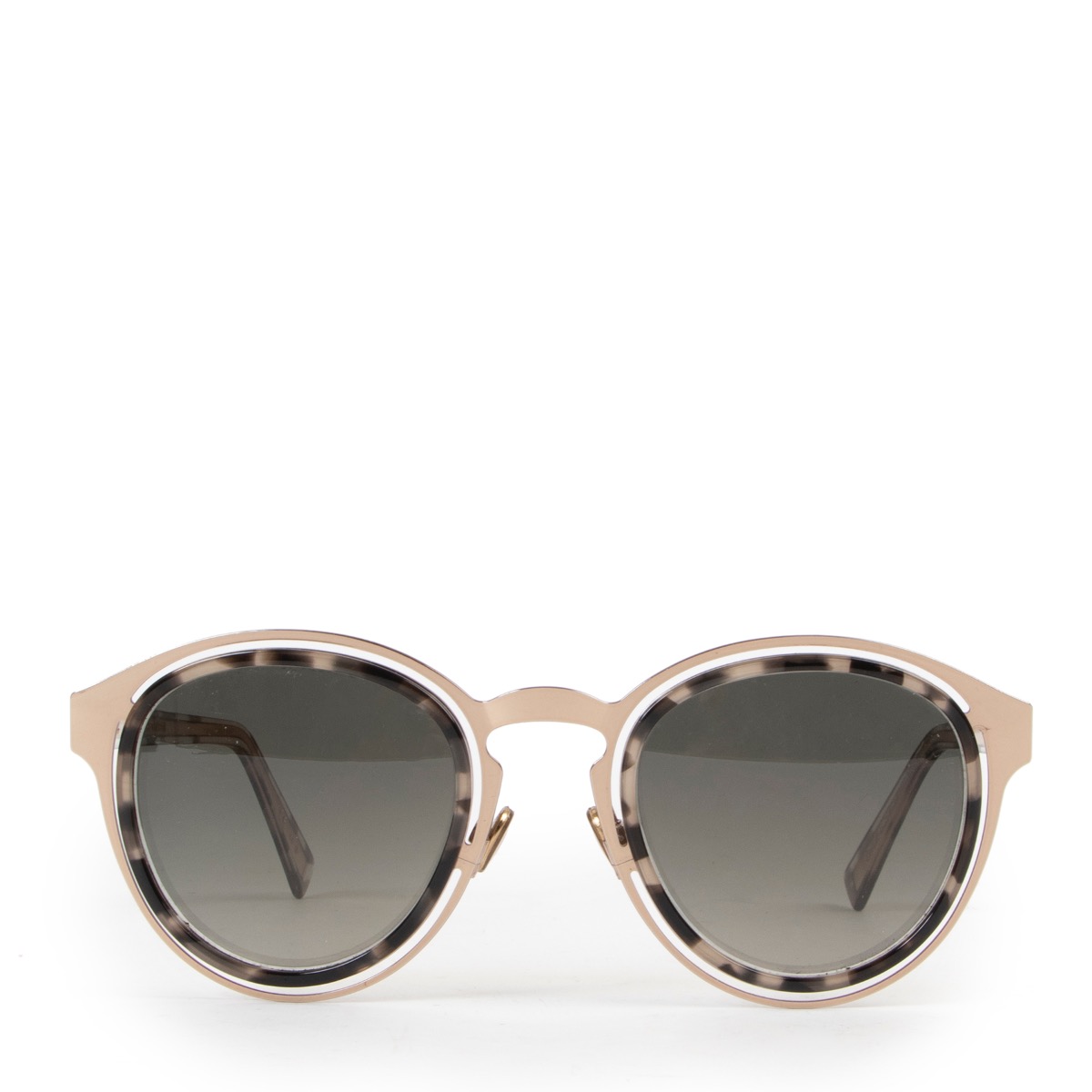 Dior obscure clearance titanium round sunglasses