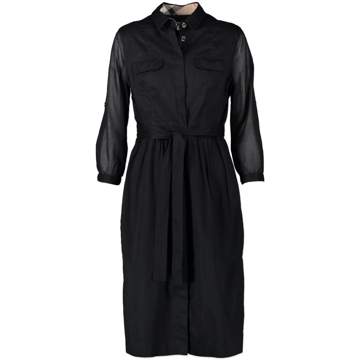 Burberry black sales dress