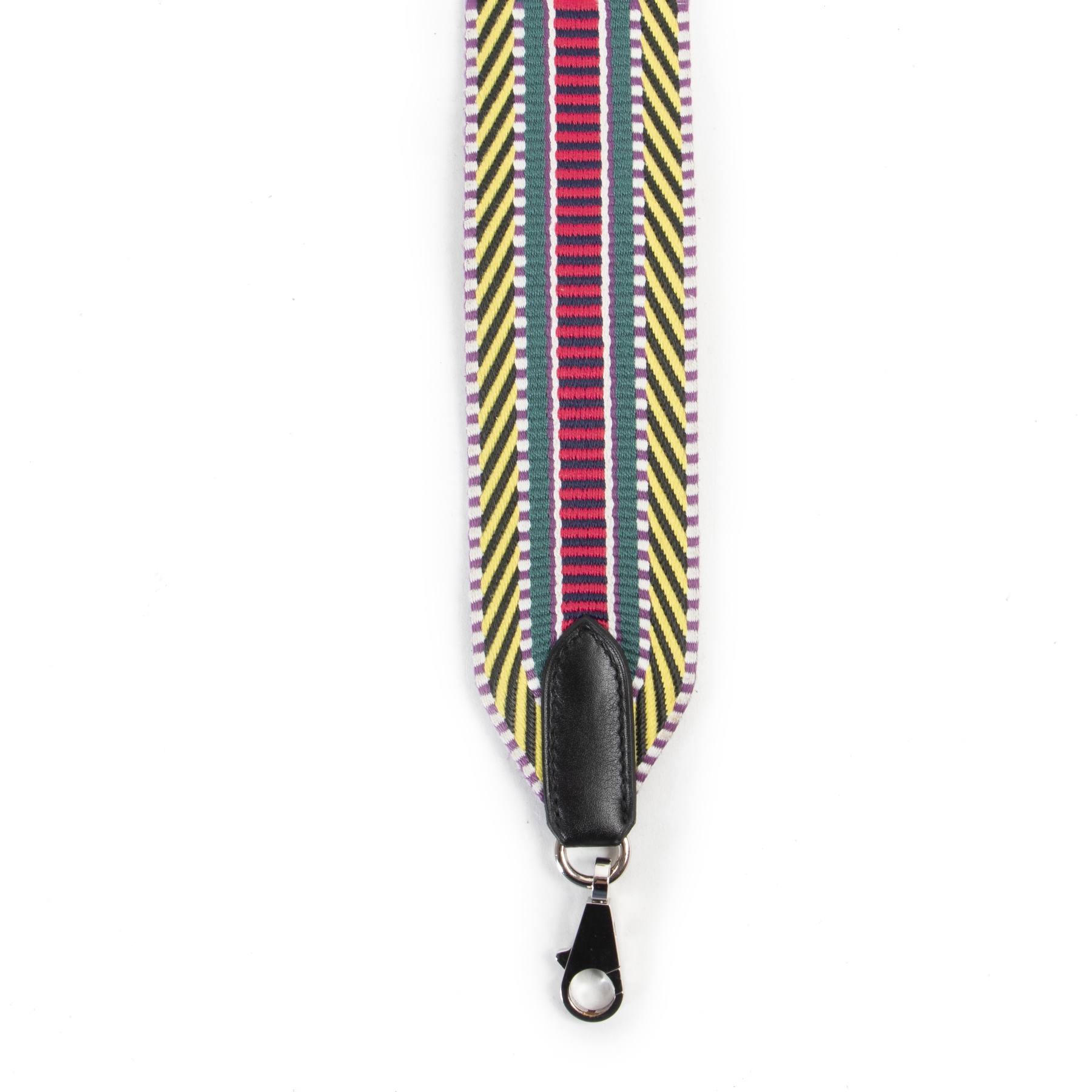 Hermes Multicolour Canvas Sangle Cavale 50mm Bag Strap Hermes