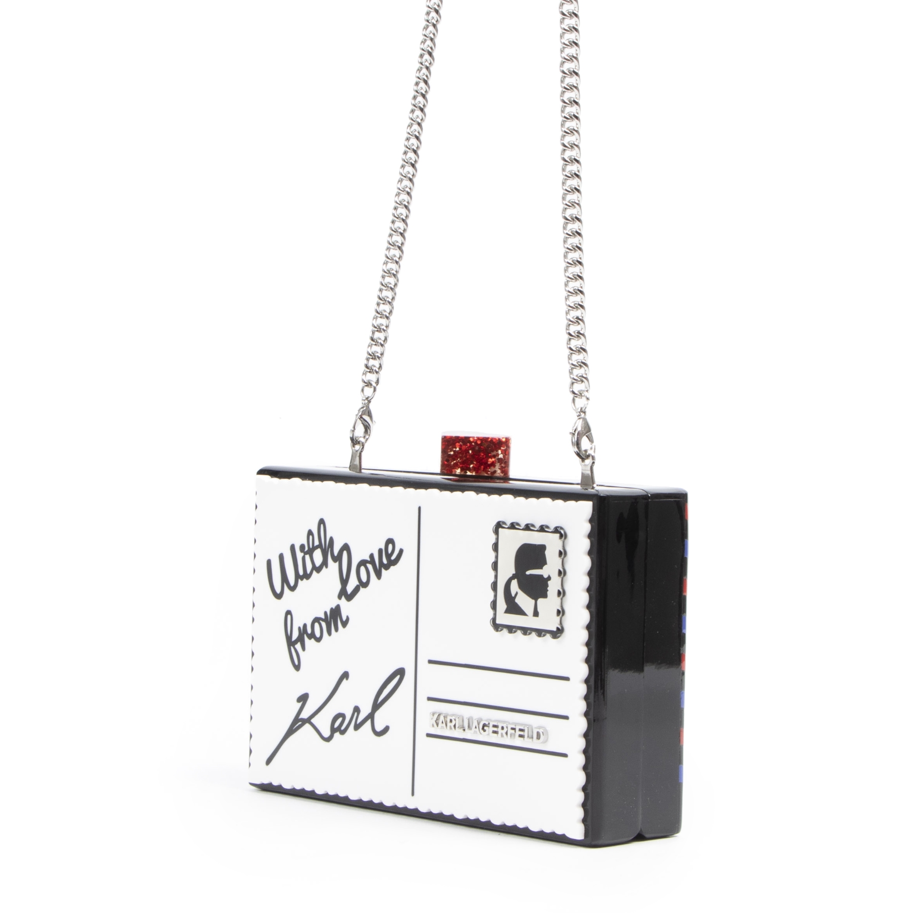 Karl Lagerfeld Postcard Minaudiere Clutch ○ Labellov ○ Buy and