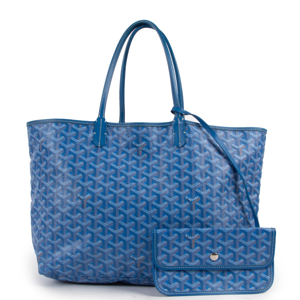 Goyard St Louis MM Navy Blue, Women's Fashion, Bags & Wallets, Tote Bags on  Carousell
