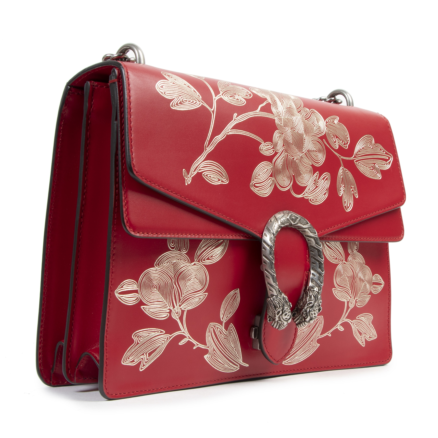 Gucci Red Medium Dionysus Chinese New Year Shoulder Bag