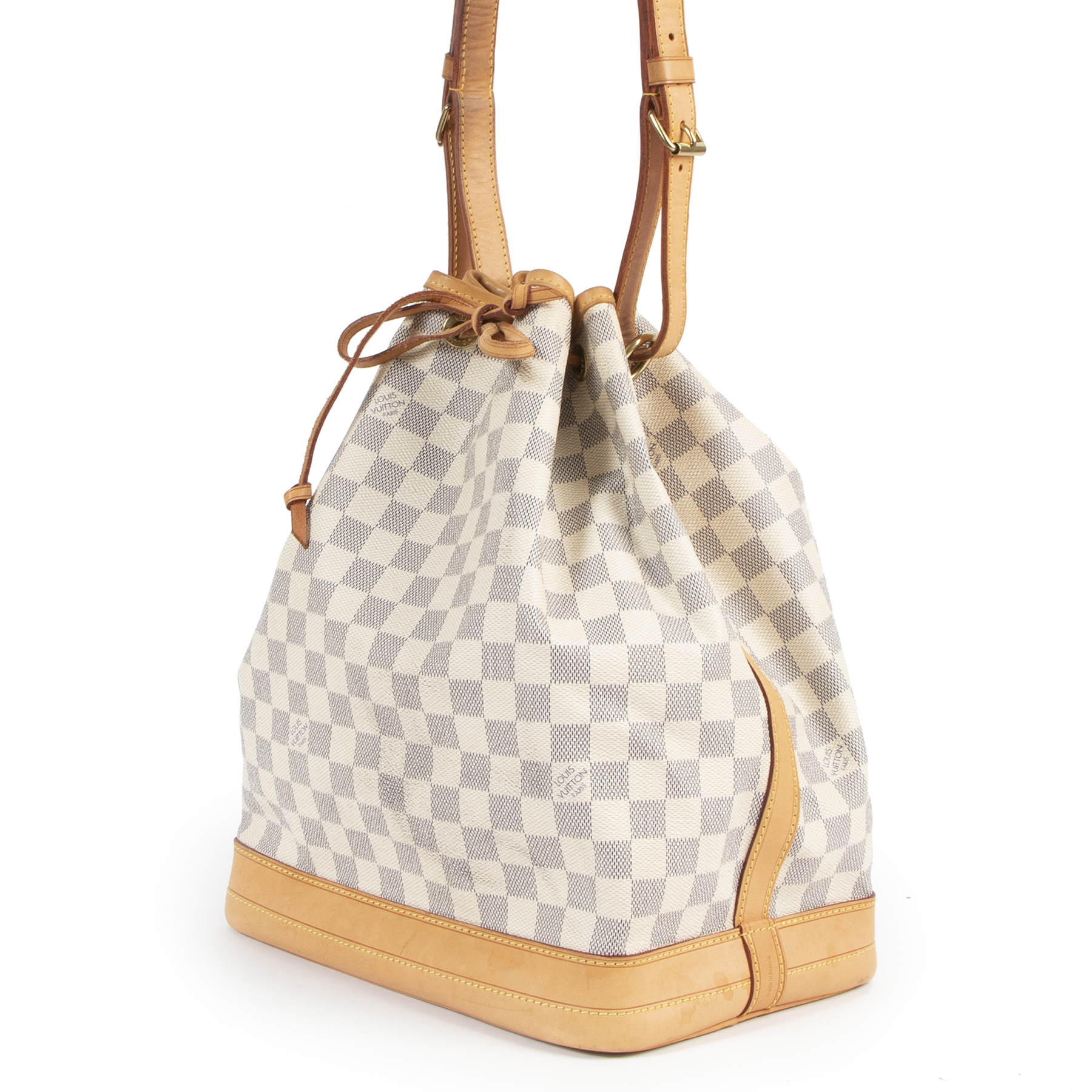 Louis Vuitton Damier Azur SAC NÉONOÉ Bucket Bag by Siopaella Designs