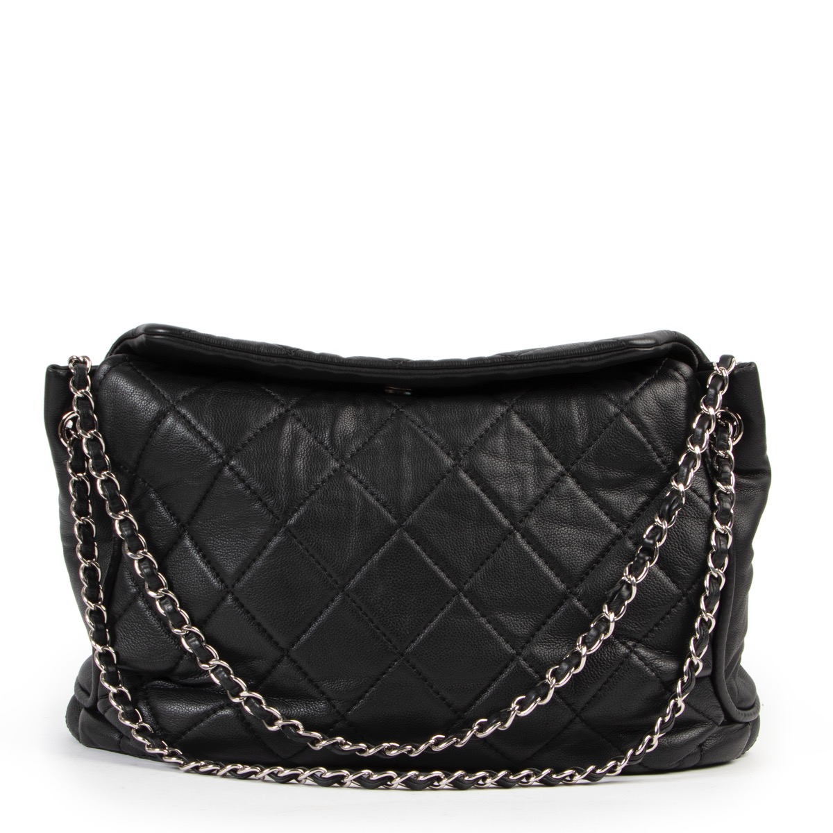 Chanel Black Quilted Shoulder Tote Bag ○ Labellov ○ Buy and Sell