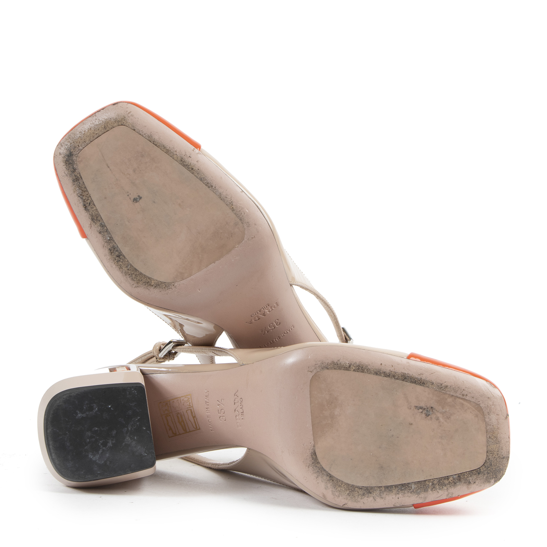 Prada cap toe hotsell slingback