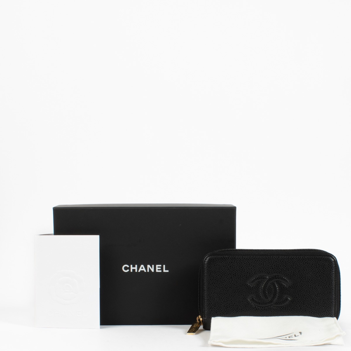 お得セット Labellov ○ Wallet Zip Black Chanel ○ Sell and Buy ラッピング・包装
