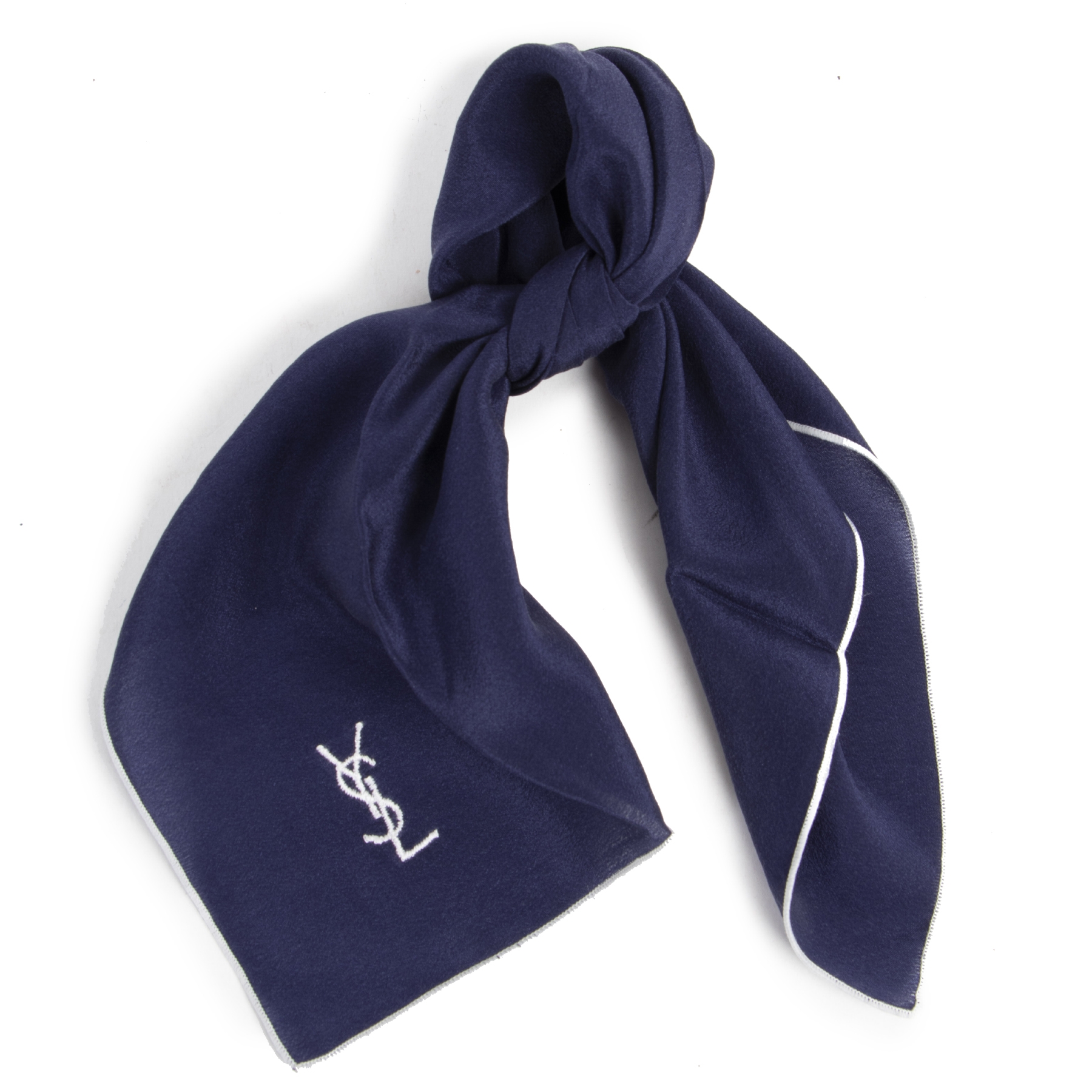 Yves saint laurent scarf silk discount