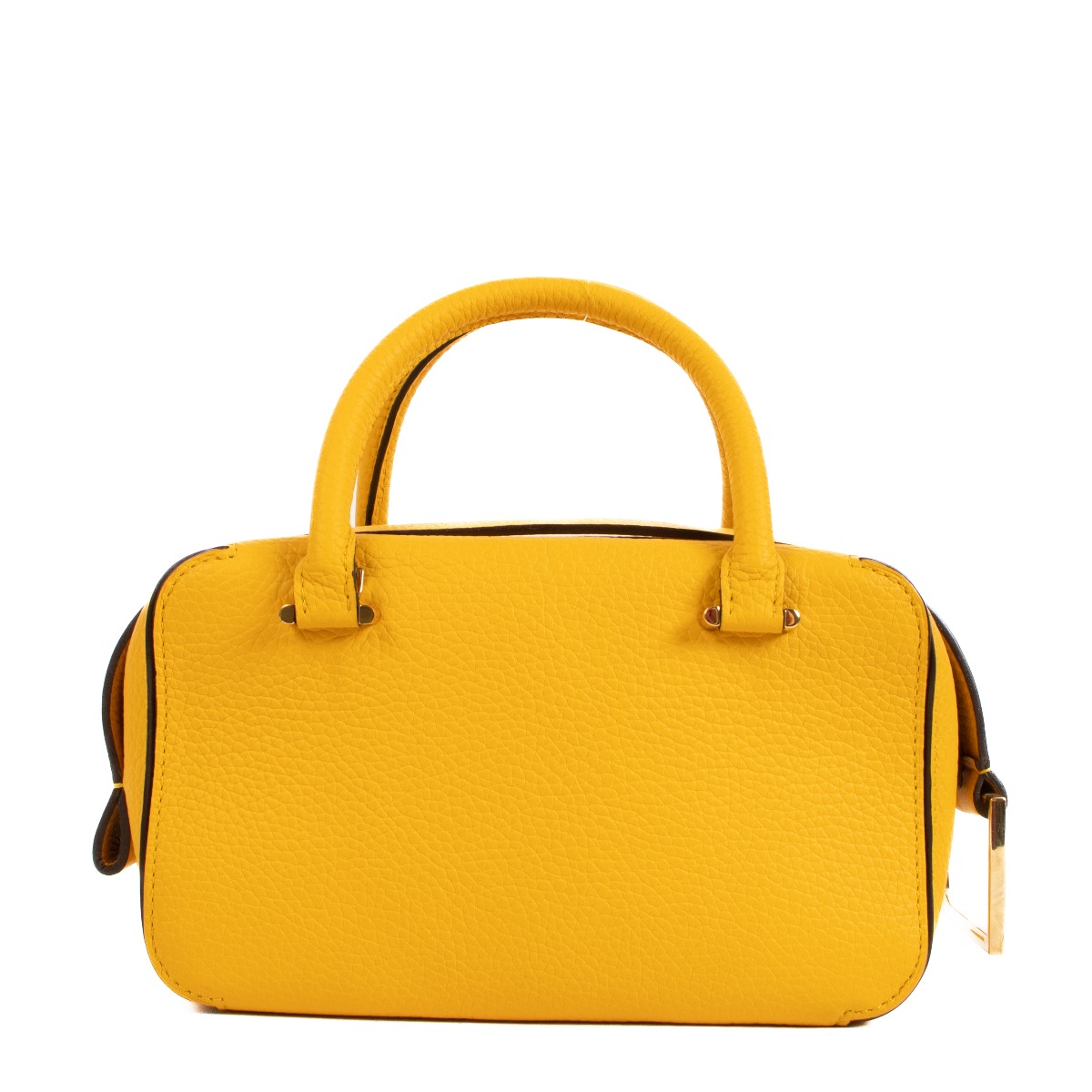 DELVAUX イエローレザーケース Delvaux Cool Box Mini Chutney Taurillon Soft ○ Labellov ○ Buy