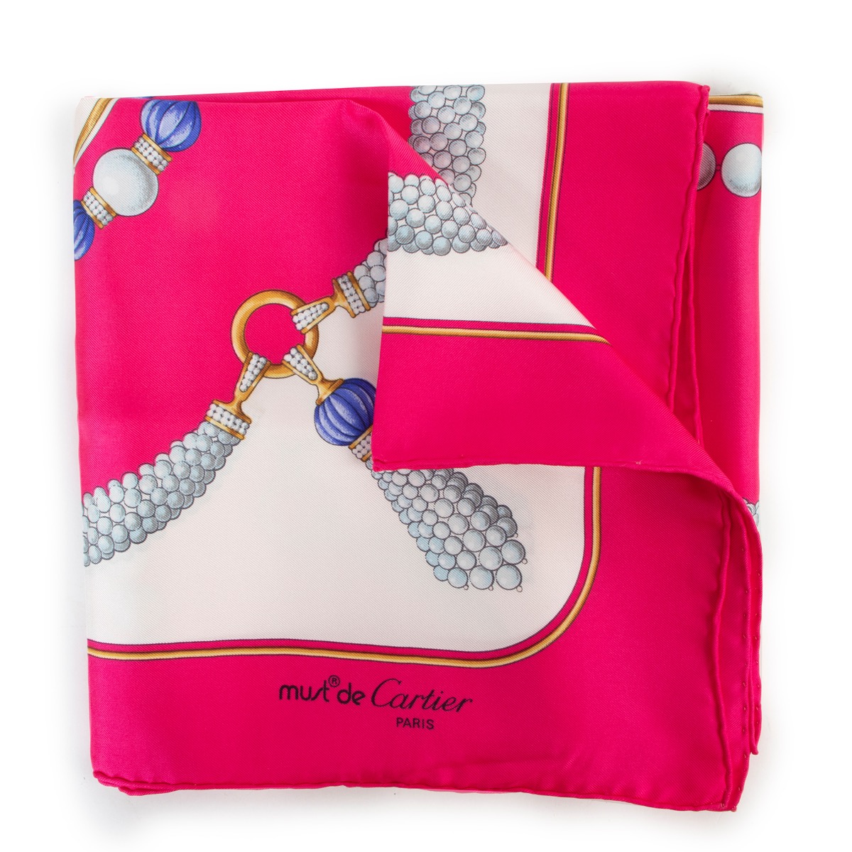 must de cartier scarf pink