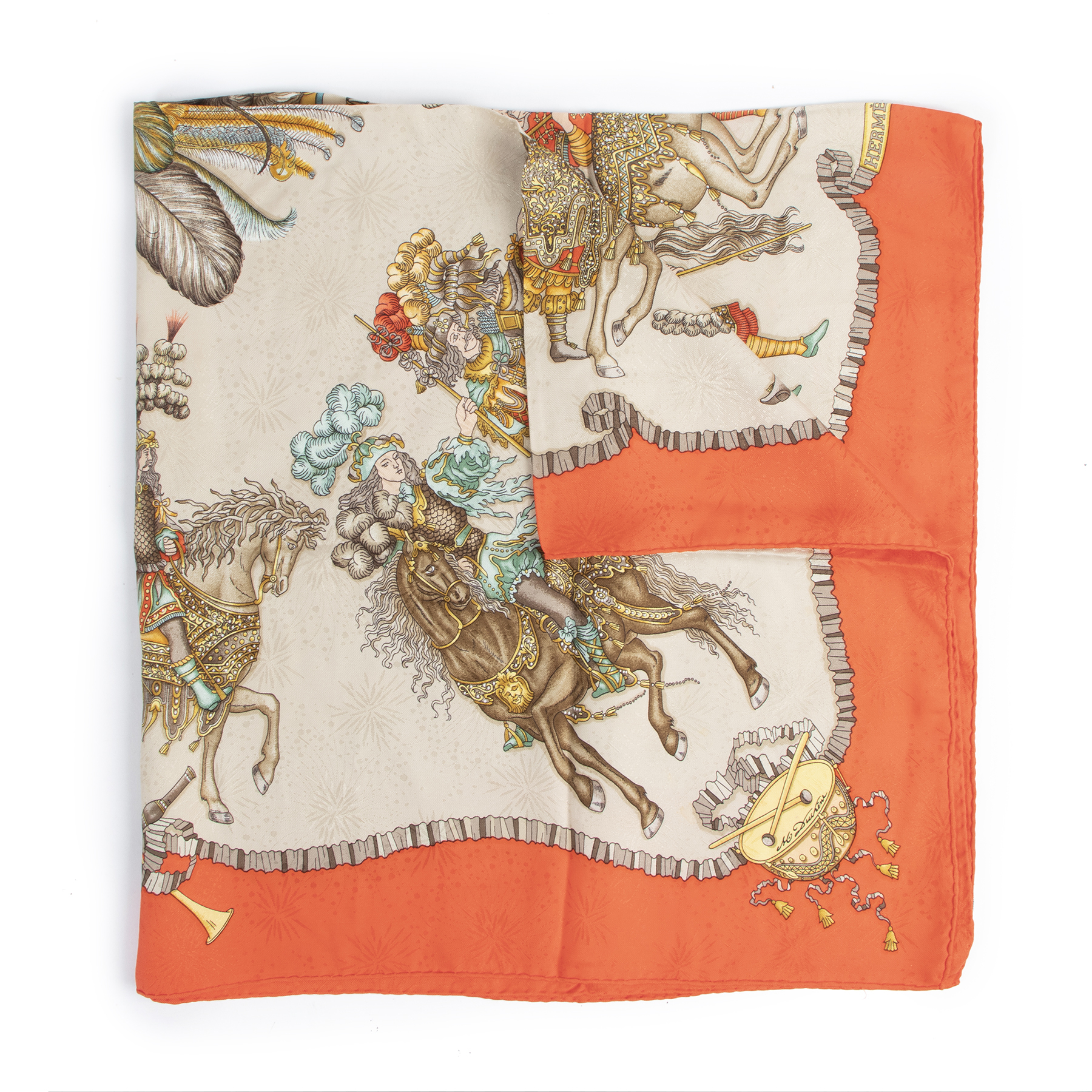 Hermès Les Fêtes Du Roi Soleil Silk Scarf ○ Labellov ○ Buy