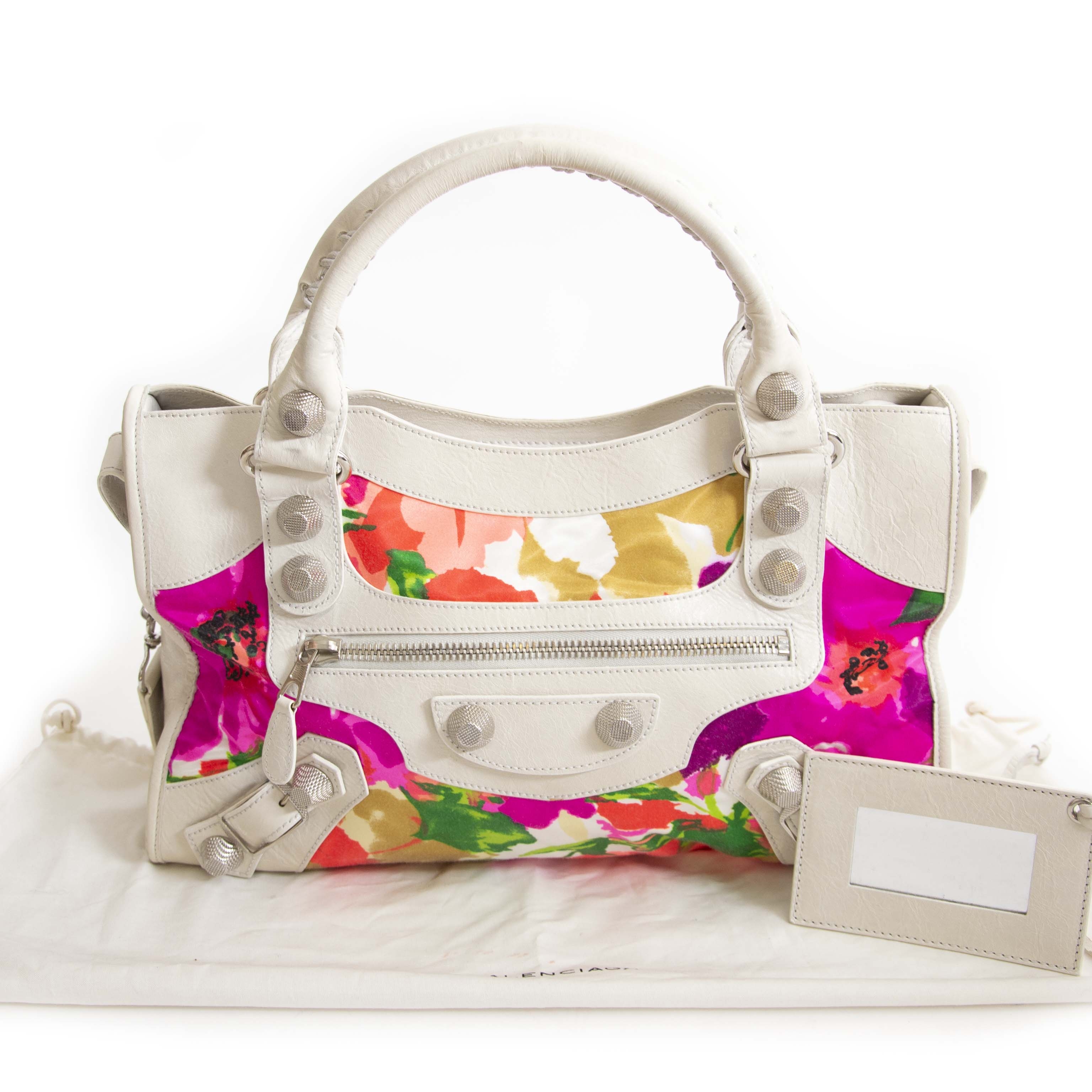 Balenciaga Floral Limited Edition City Bag ○ Labellov ○ Buy and