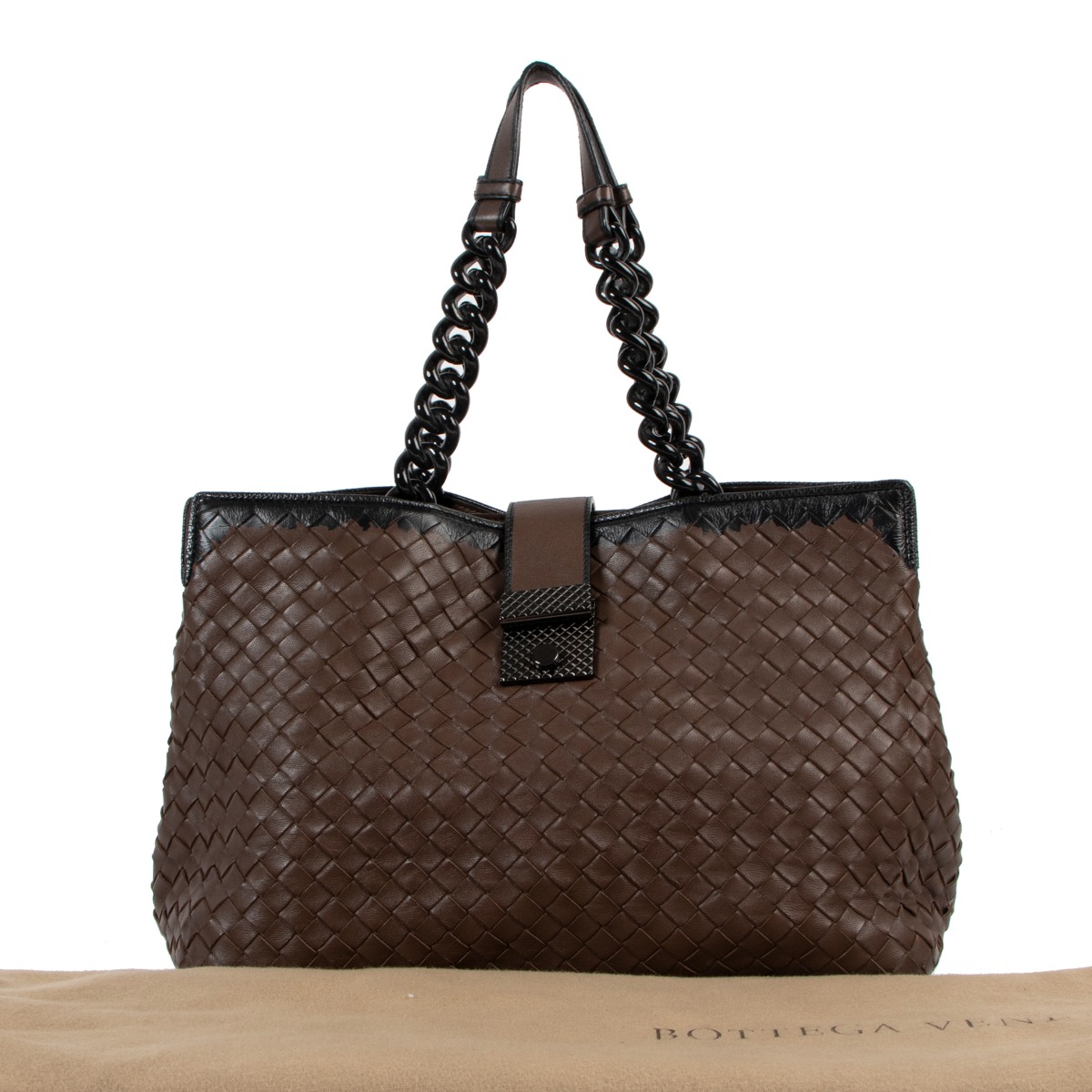 Bottega Veneta Brown Intrecciato Crossbody Bag ○ Labellov ○ Buy and Sell  Authentic Luxury