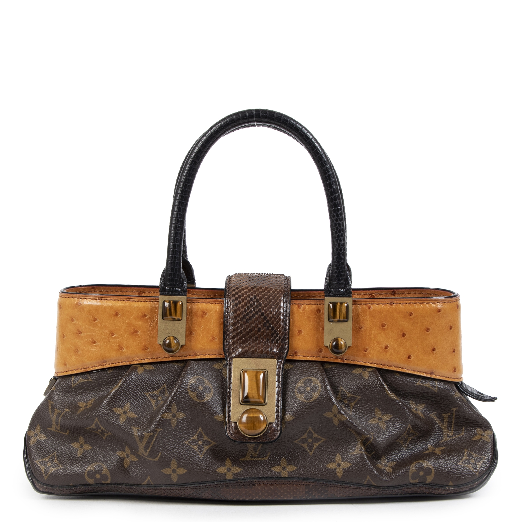 Louis Vuitton Waltz Macha Ostrich Bag ○ Labellov ○ Buy and Sell