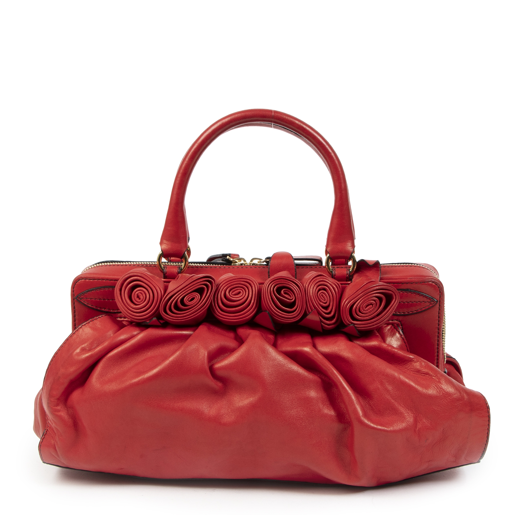 Red patent valentino bag on sale