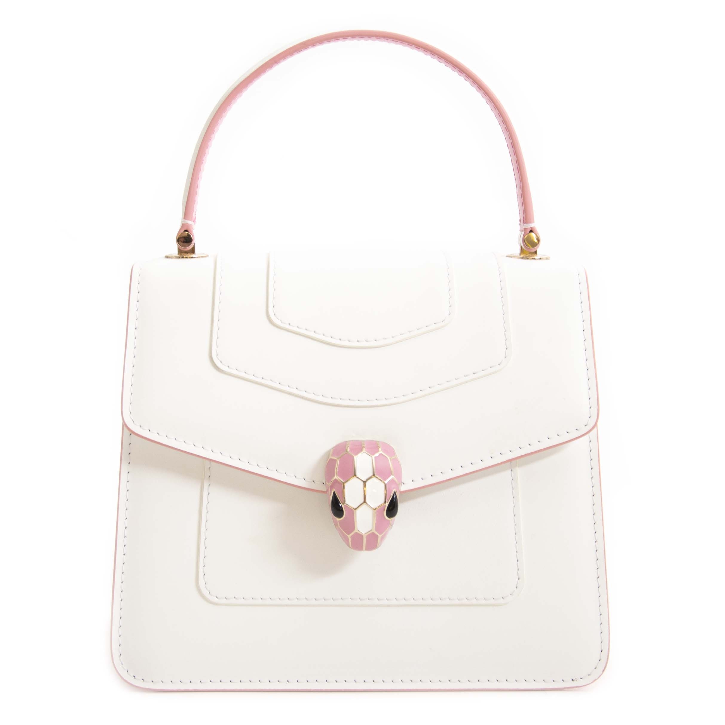 Bulgari clearance white bag