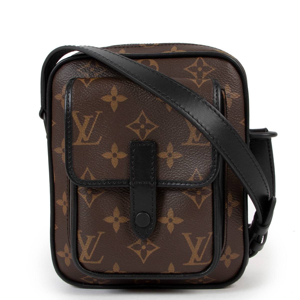 Louis Vuitton Monogram Macassar Christopher Wearable Wallet M69404 Brown  Cloth ref.1039806 - Joli Closet