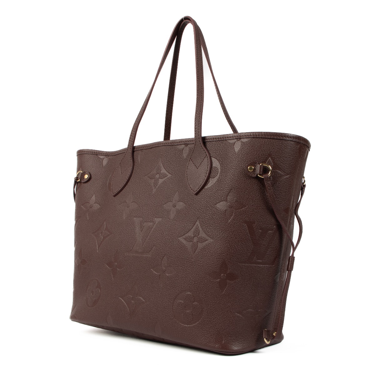 Louis Vuitton Wine Empreinte Leather Neverfull MM ○ Labellov