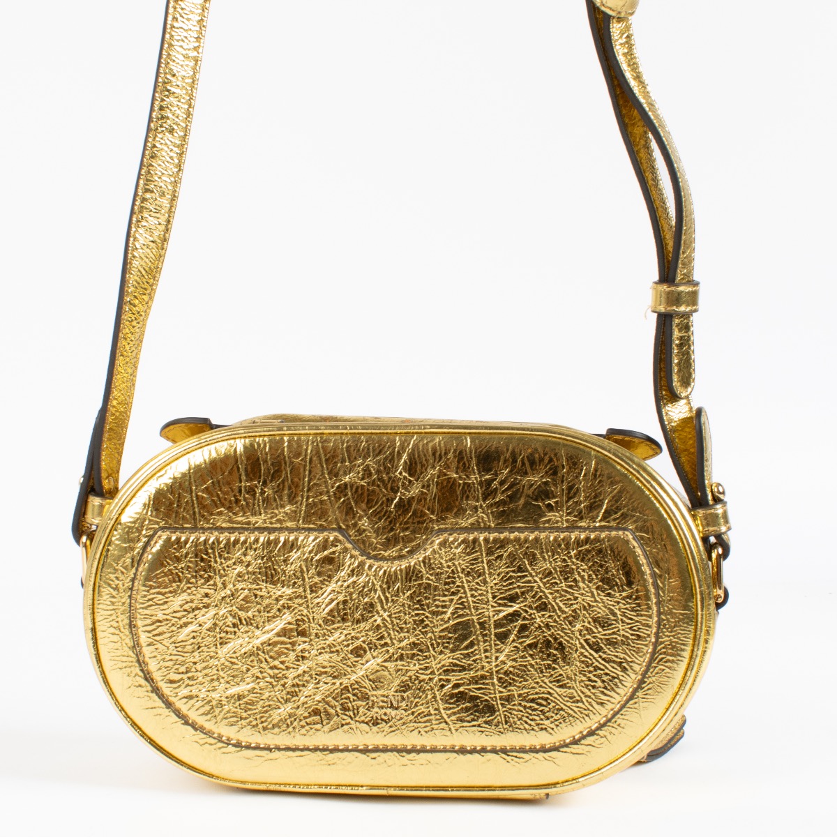 Fendi Gold O'Lock Mini Camera Bag ○ Labellov ○ Buy and