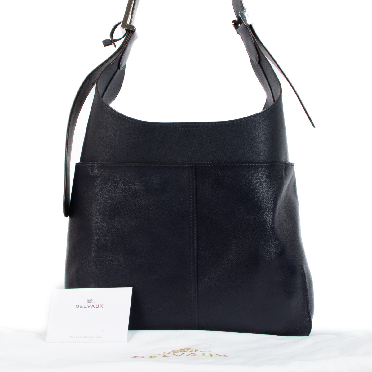 CALF Japan メディスン　バック CC Organizer(M)German Shrunken Calf×LambMidnight Blue
