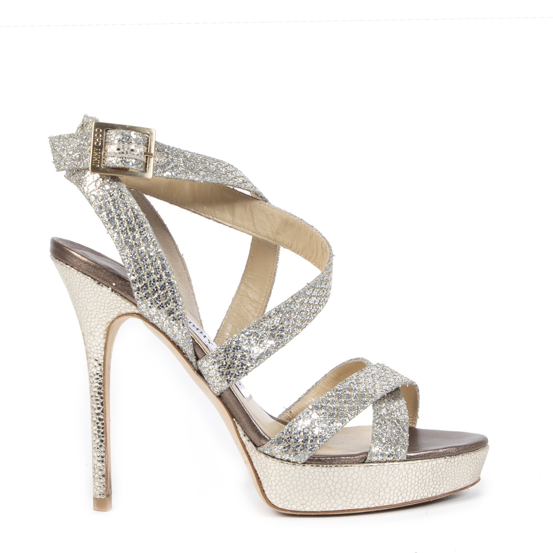 JIMMY CHOO スタッズ付きハイヒール　38サイズ Jimmy Choo for H&M Women's Beautiful Monochrome Zebra Print