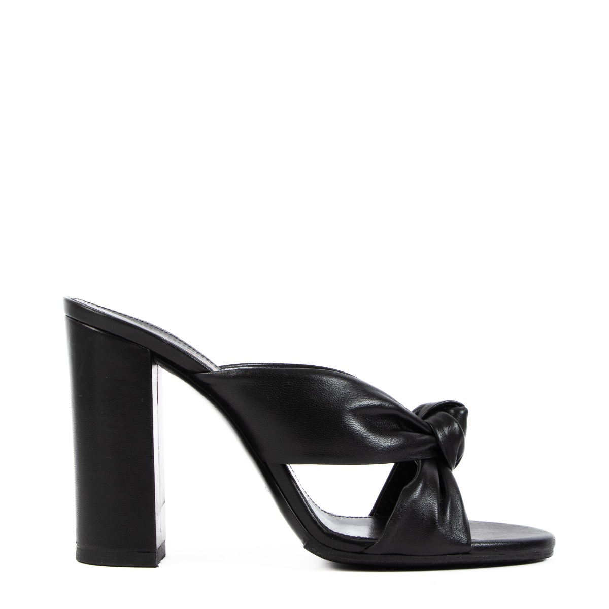 Saint Laurent Black Bianca Mules ○ Labellov ○ Buy and Sell