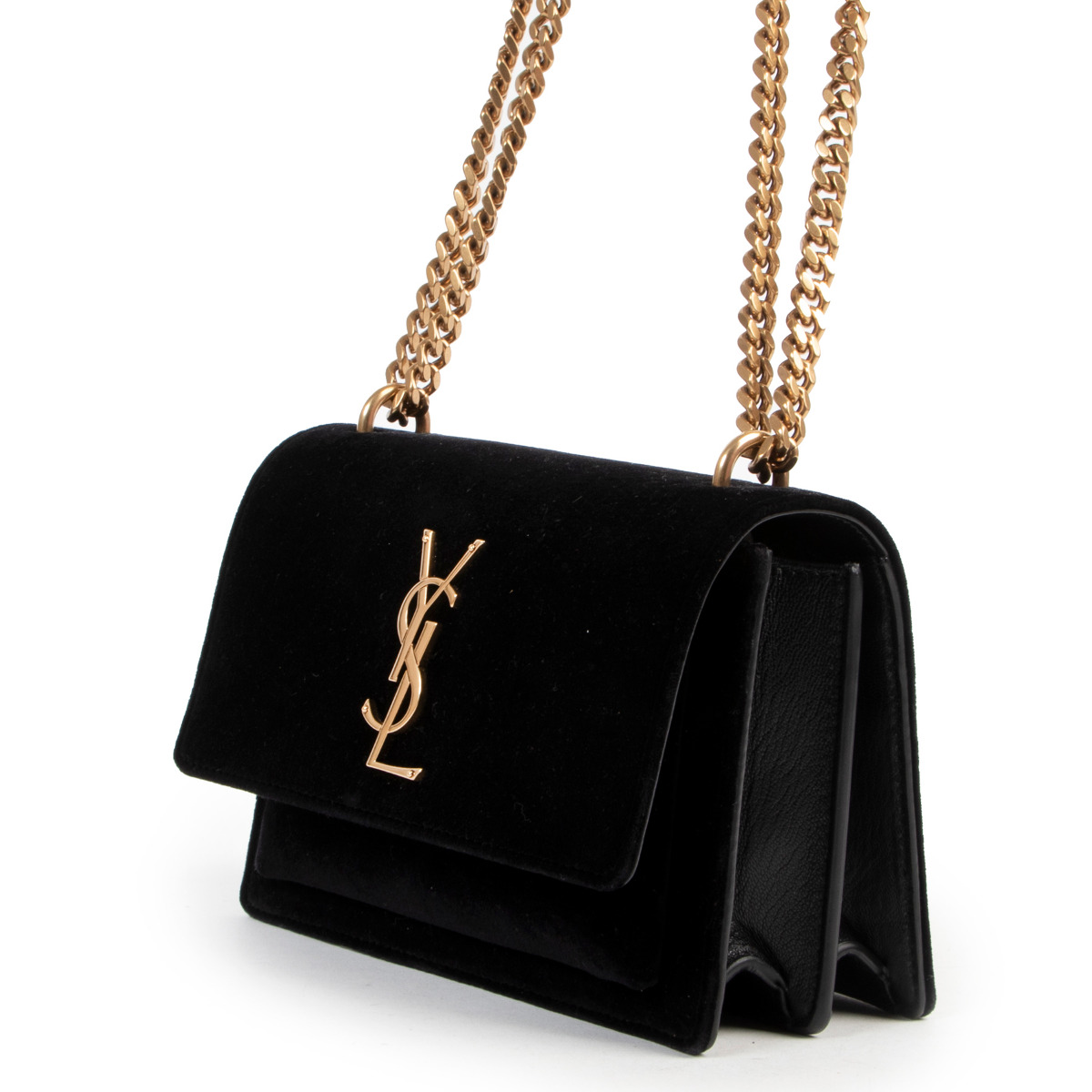 Saint laurent 2025 sunset velvet bag