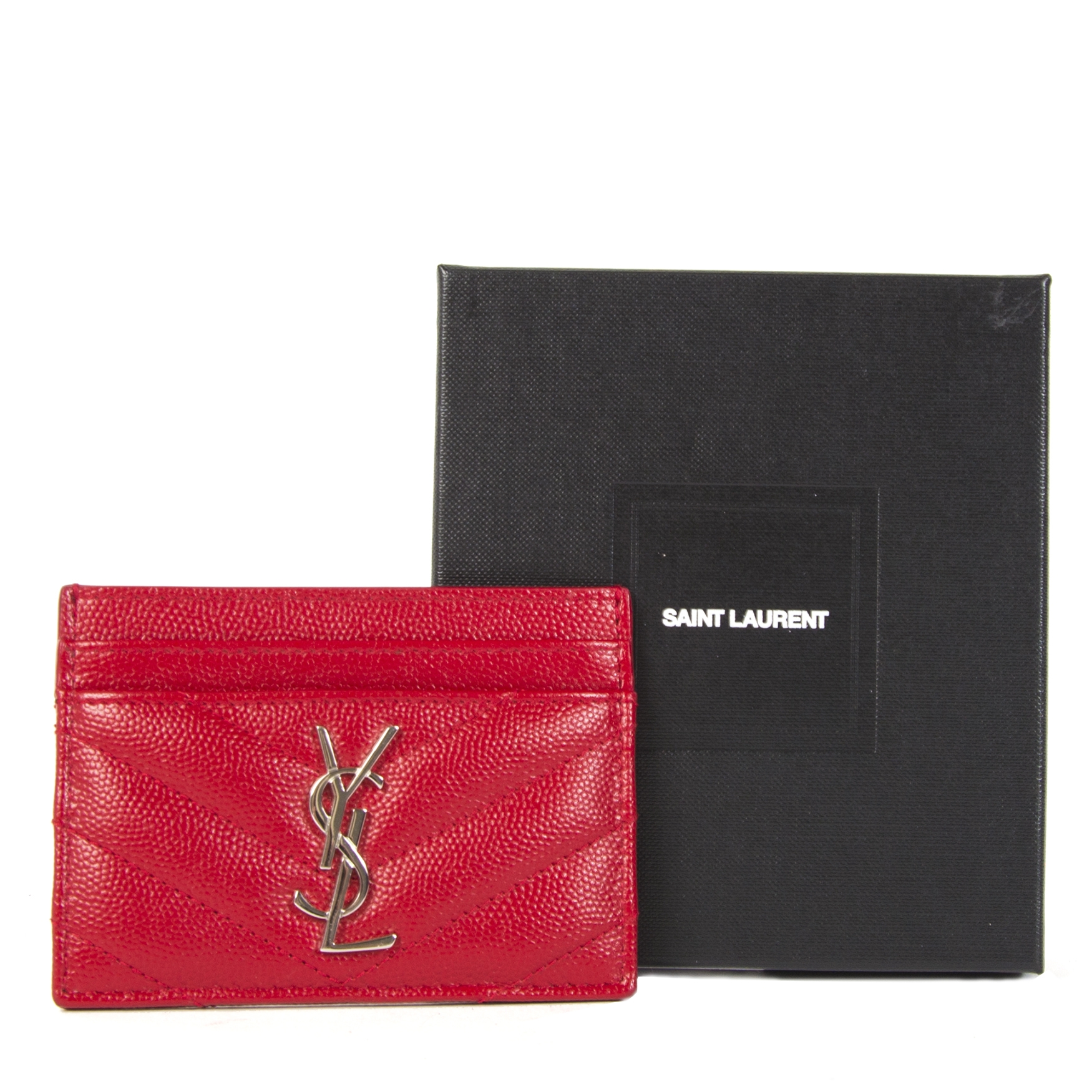 Ysl red card holder cheap
