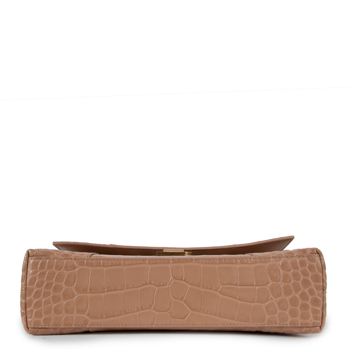 【関税＆送料込み】Balenciaga Cocco-Print Calfskin Medium R Balenciaga Downtown Medium Crocodile Embossed Shoulder Bag