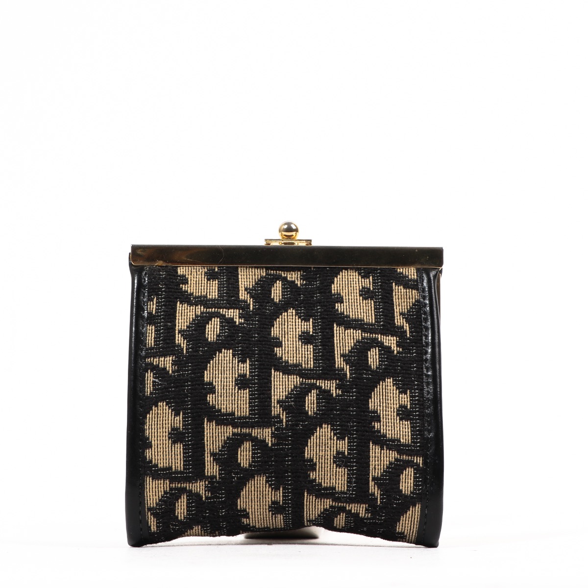 Christian Dior Blue Oblique Monogram Vintage Coin Purse