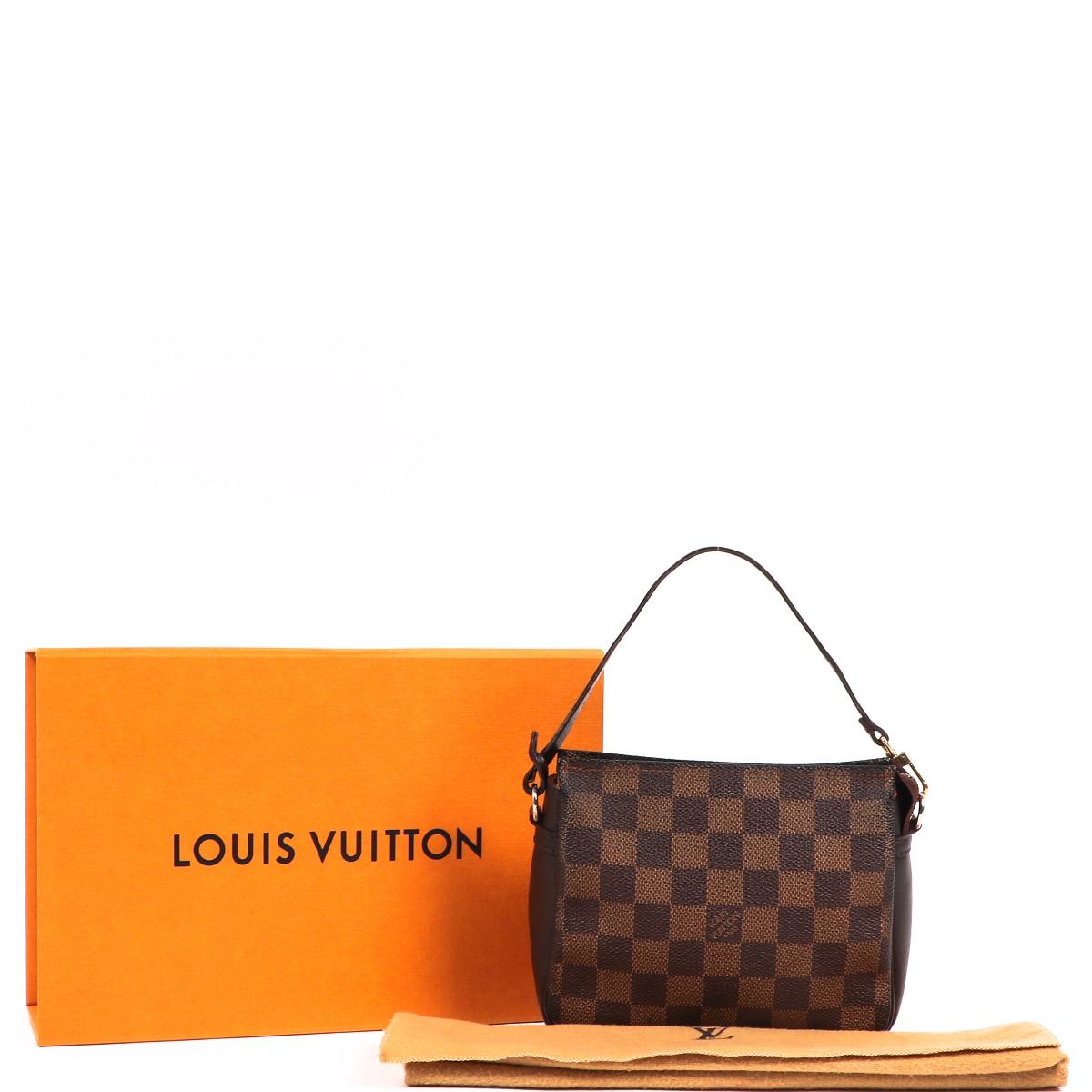Louis Vuitton Damier Trousse Square Pochette Labellov Buy and Sell  Authentic Luxury