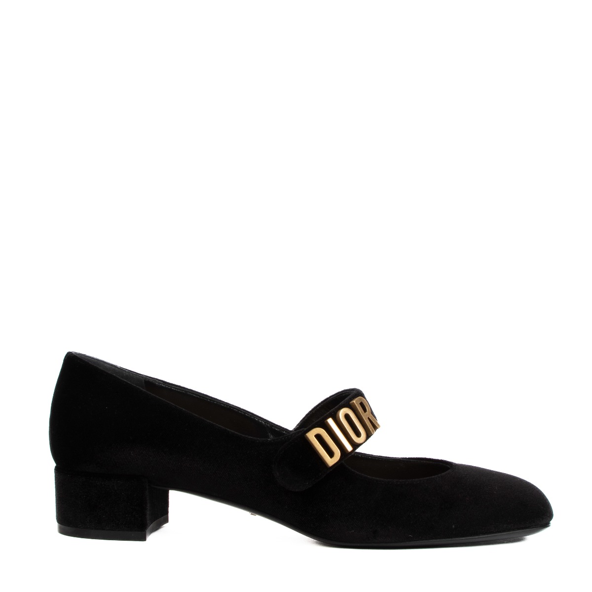 Christian Dior Baby D Black Velvet Pumps - Size 40