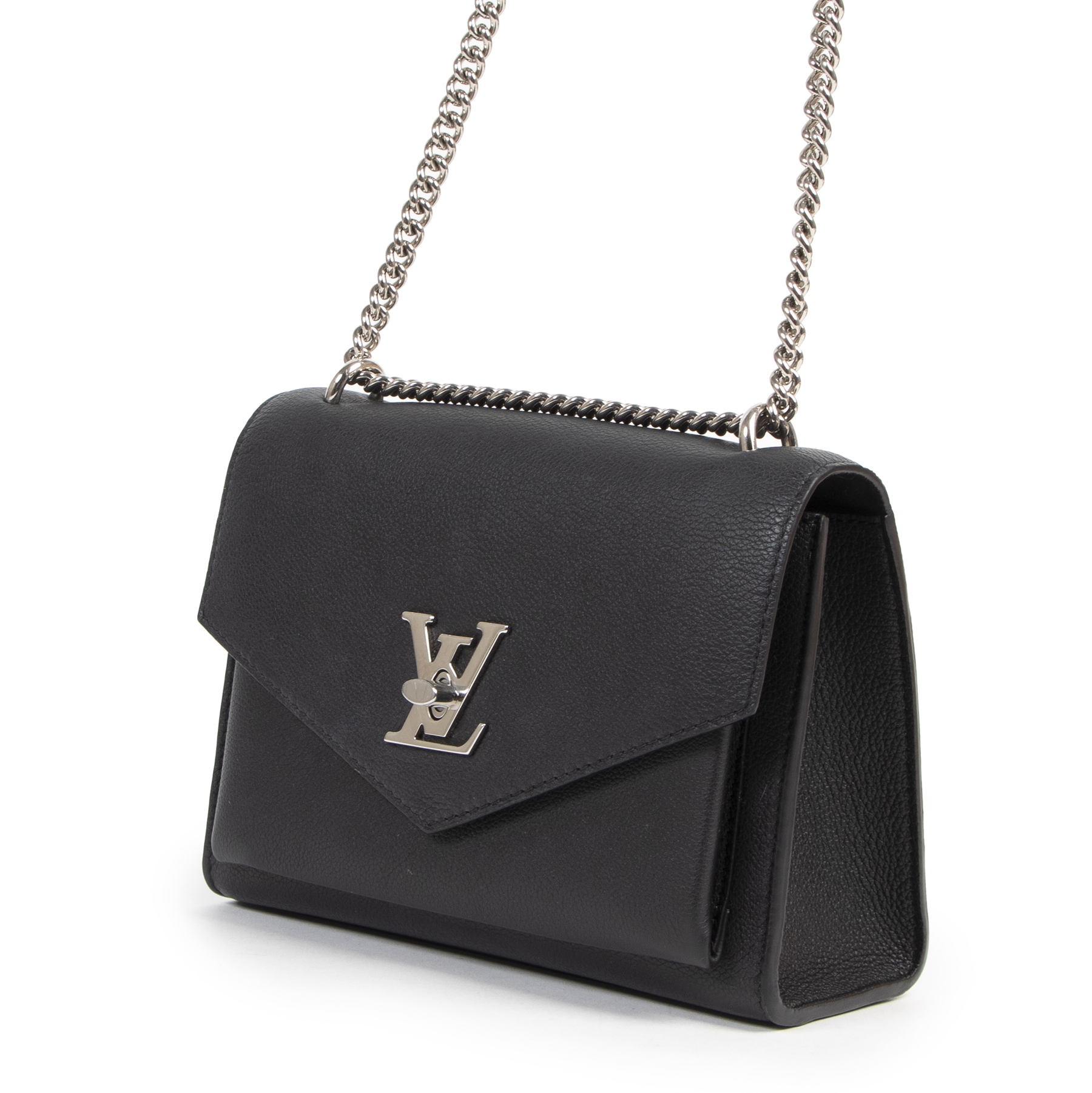 Mylockme leather crossbody bag Louis Vuitton Black in Leather - 34059582