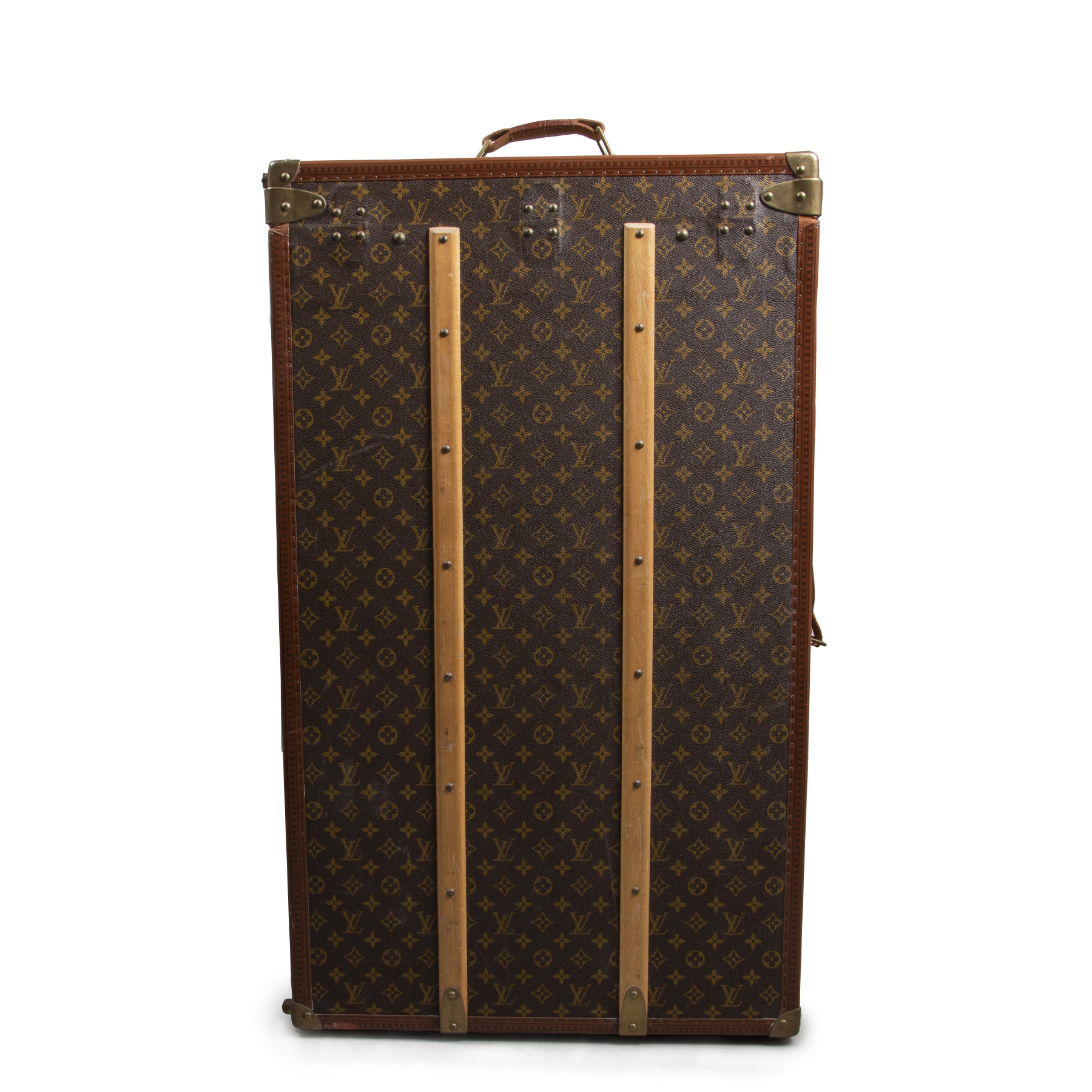 Louis Vuitton Vintage Custom Monogram Wardrobe Trunk