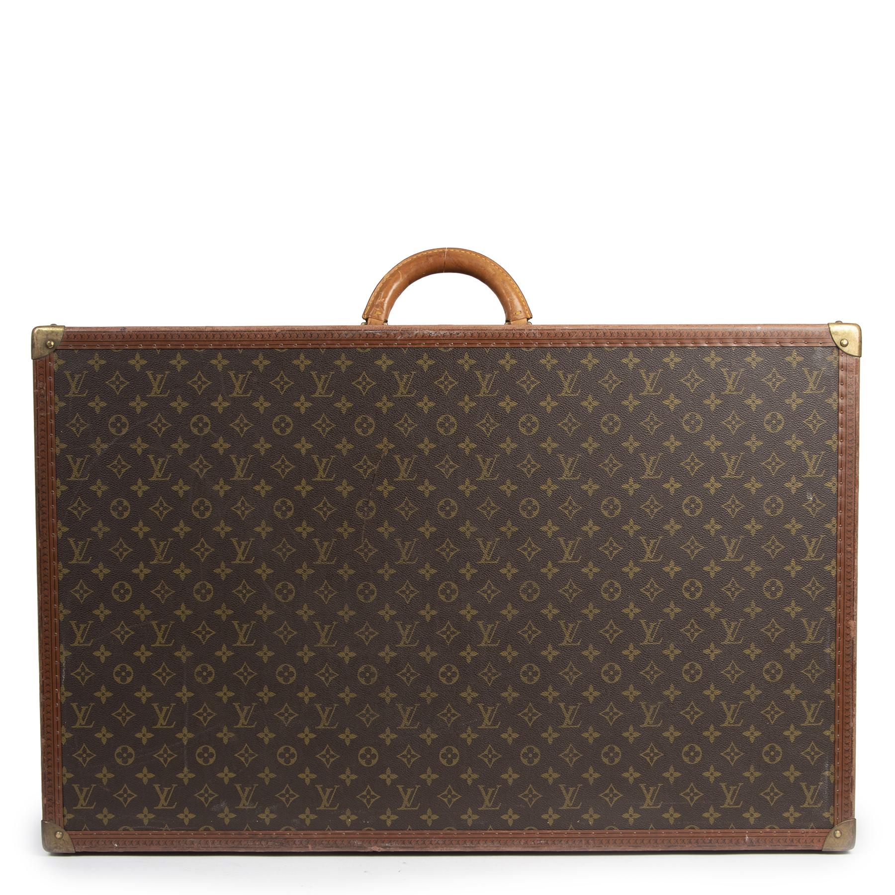 Louis Vuitton Alzer 80 Monogram Travel Trunk Suitcase