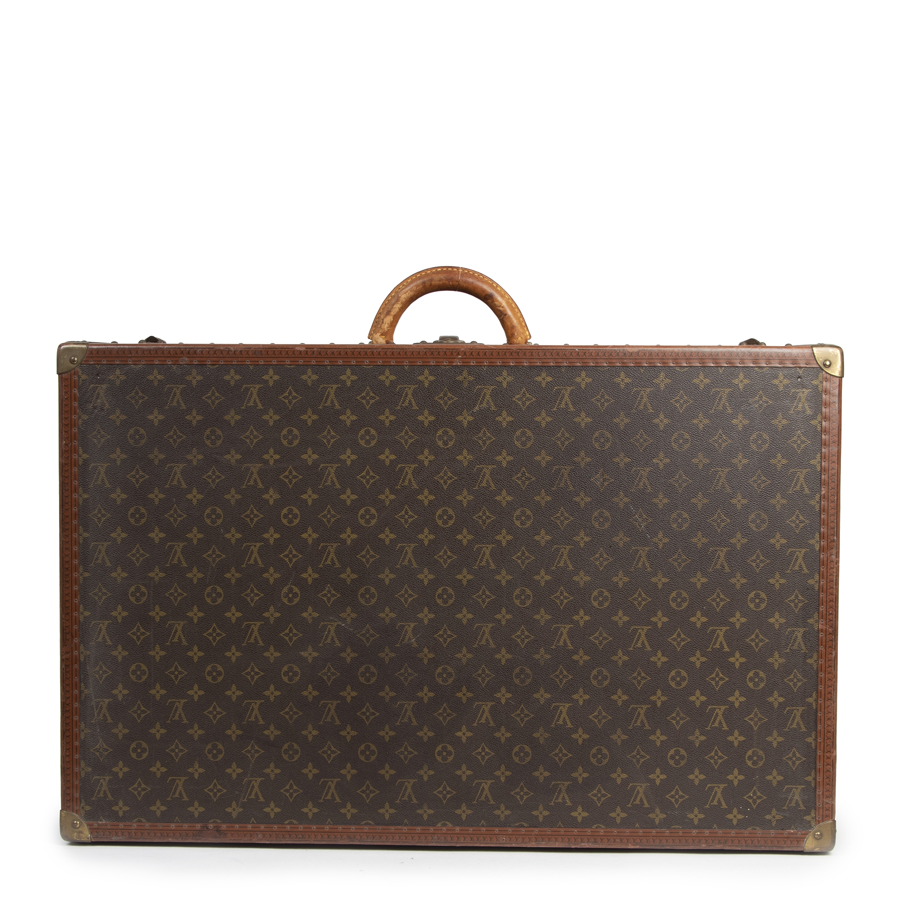 Bonhams : A MONOGRAM ALZER 75 SUITCASE Louis Vuitton (includes key)