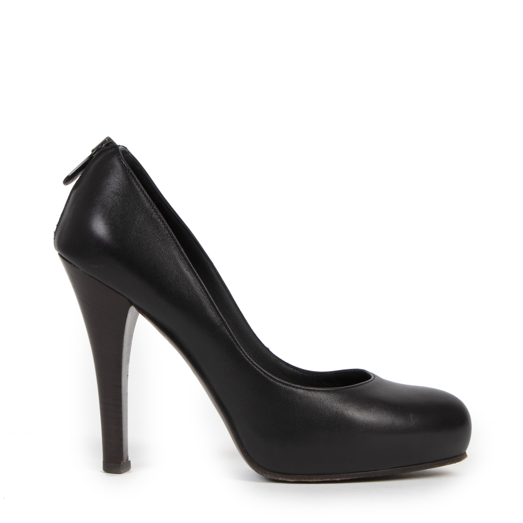 Black round pumps online