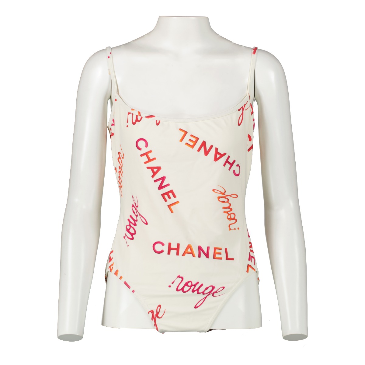 chanel logo swimsuit