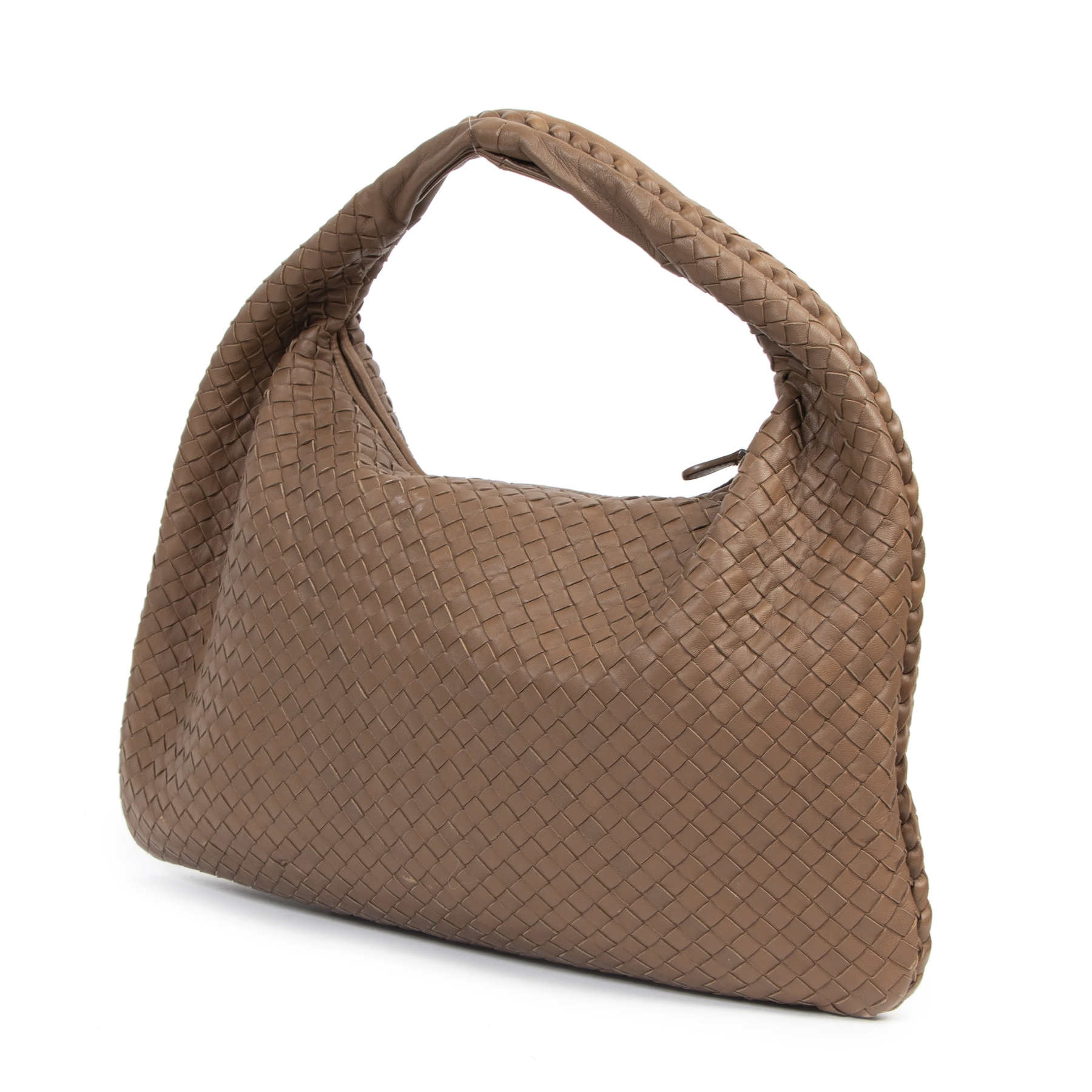 ★良品・保存袋付き★BOTTEGA VENETA Hobo ホーボー ブラウン Bottega Veneta Large Brown Hobo Bag ○ Labellov ○ Buy and Sell