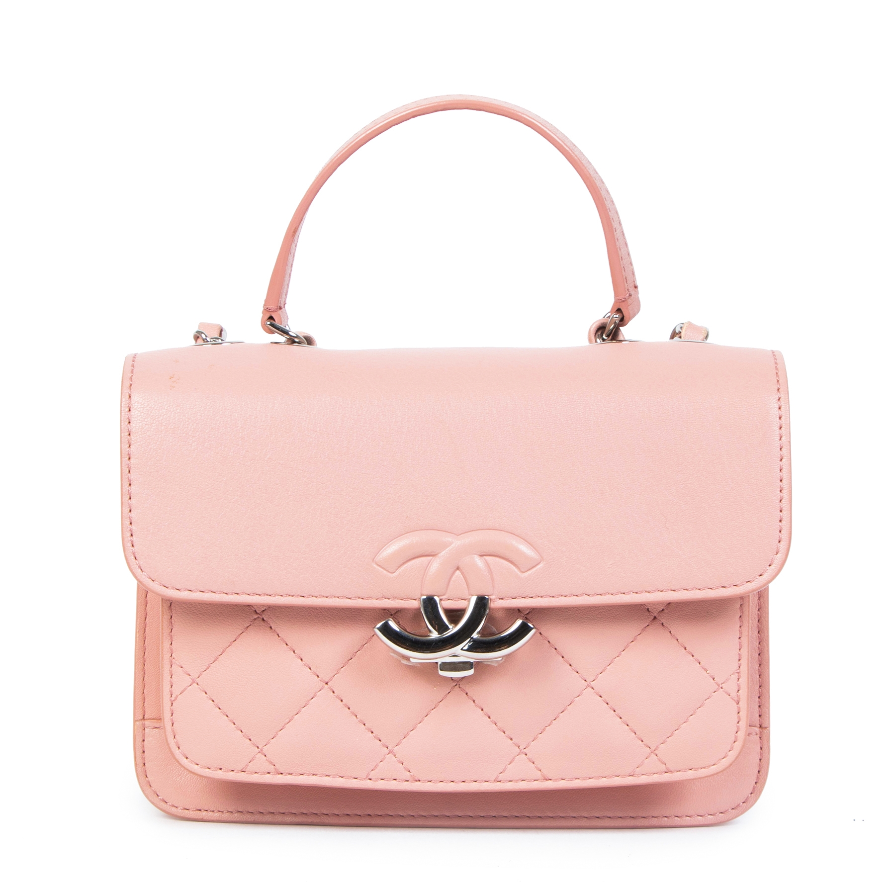 Chanel Pastel Pink Flap Bag Labellov Buy and Sell Authentic