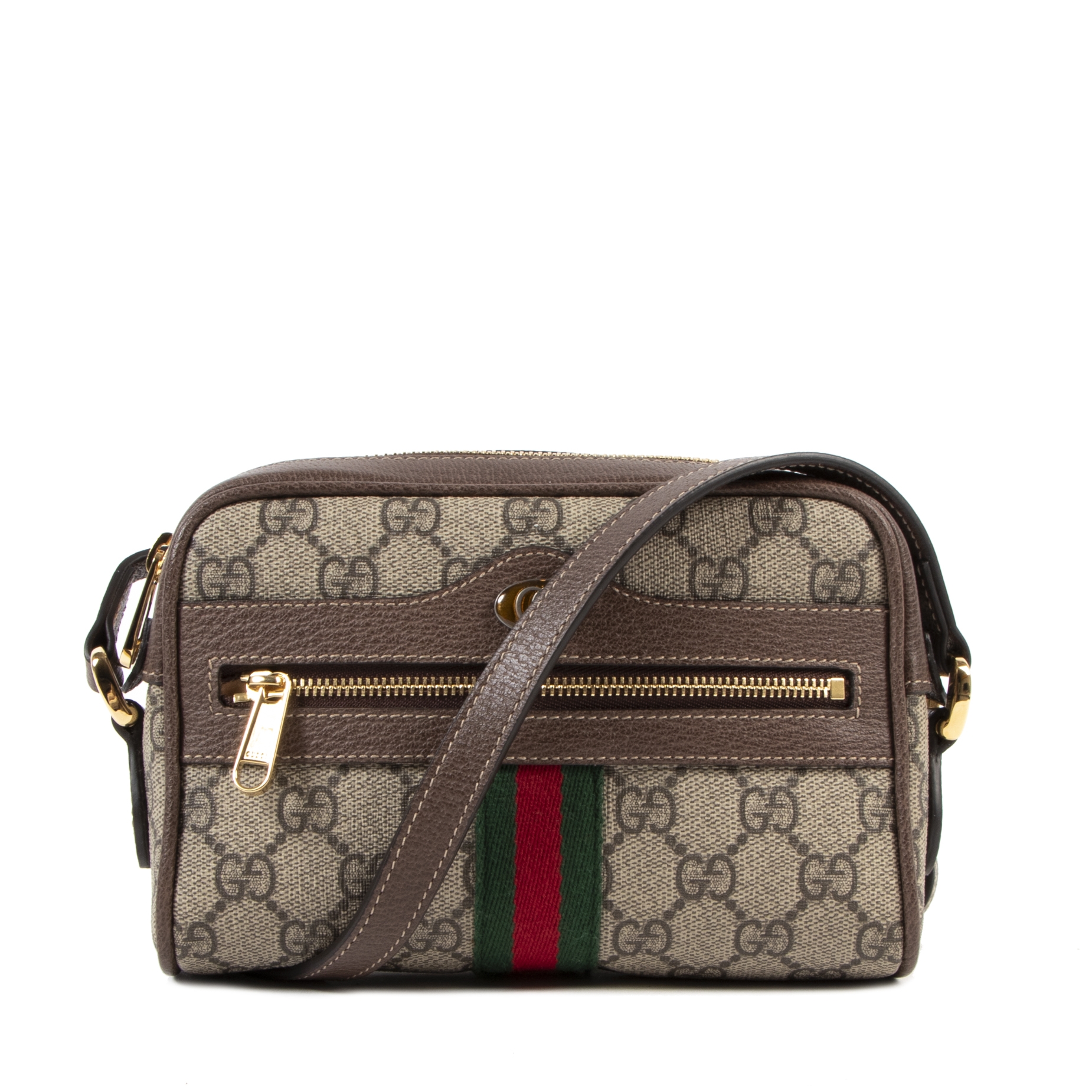 ハンドバッグ GUCCI Mini bag Ophidia in GG Supreme 1440_gucci_supreme_mini_bag_fr